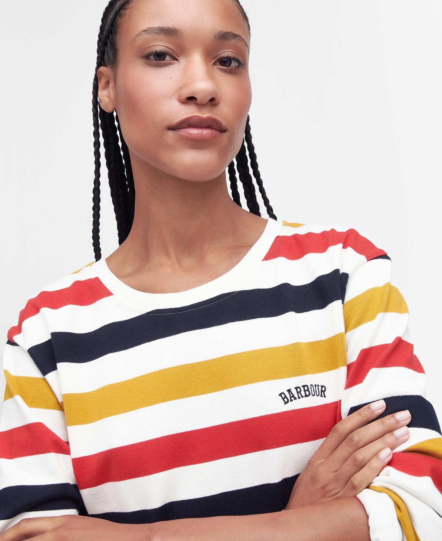 Southport Long Sleeve Top - Multi Stripe