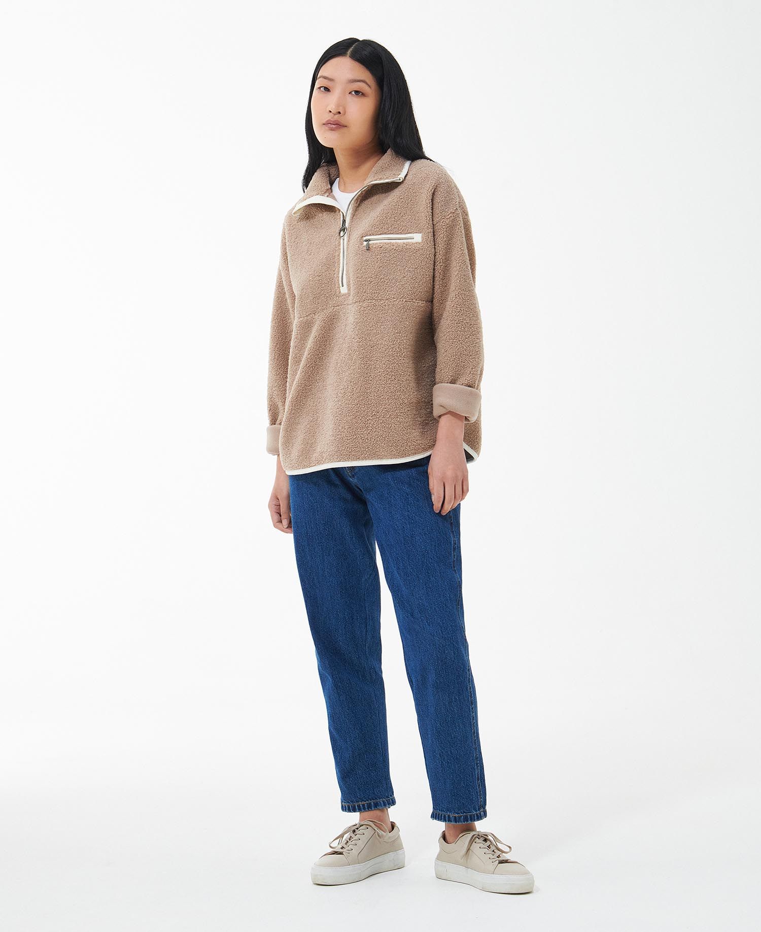 Mersea Fleece Jacket - Light Trench