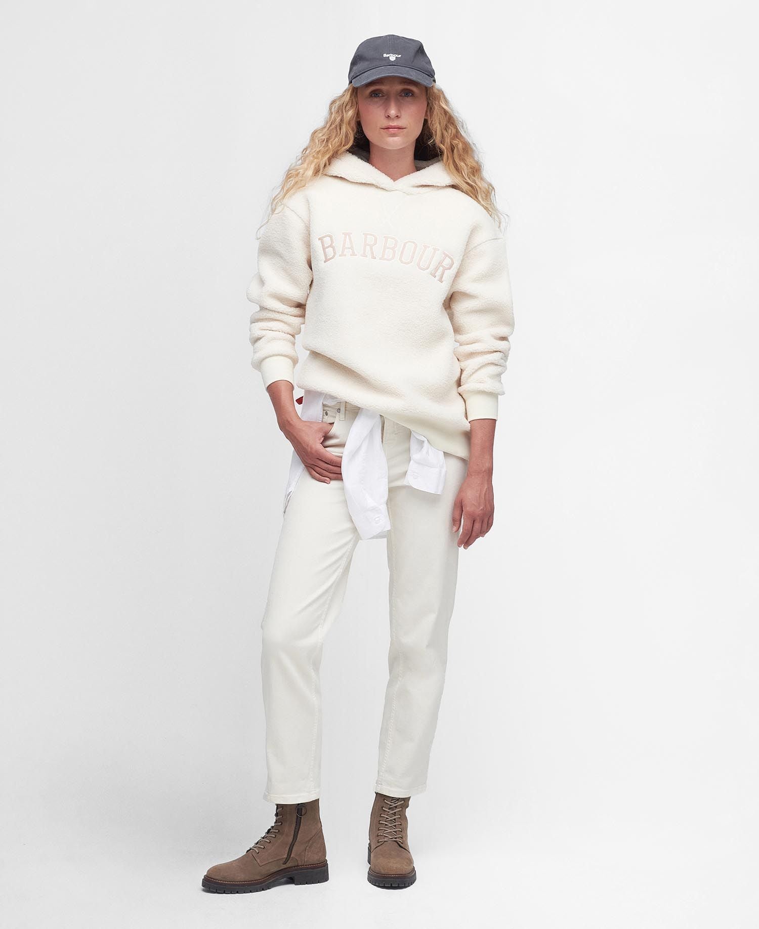 Northumberland Fleece Hoodie - Aran