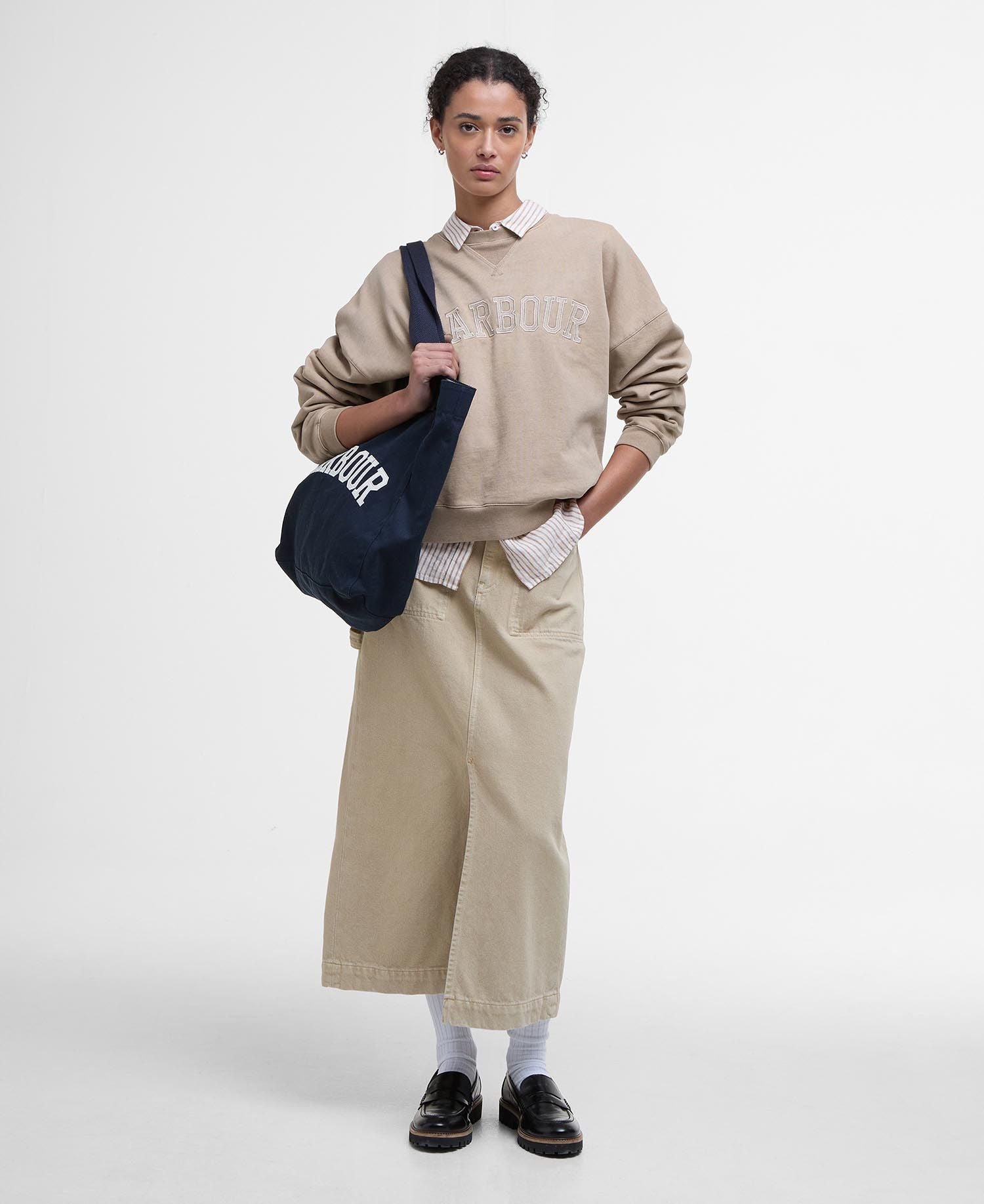 Millie Logo Sweatshirt - Praline