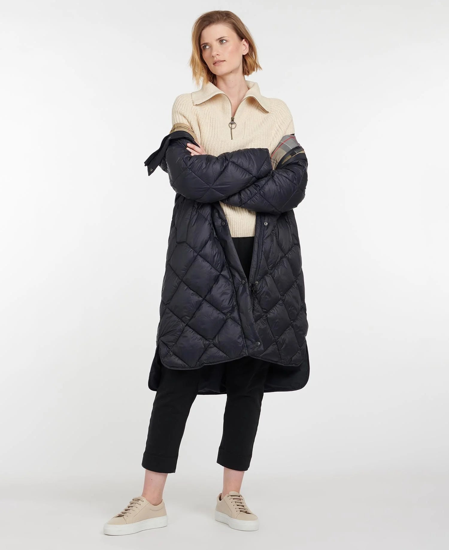 Sandyford Quilted Jacket - Dark Navy/Ancient