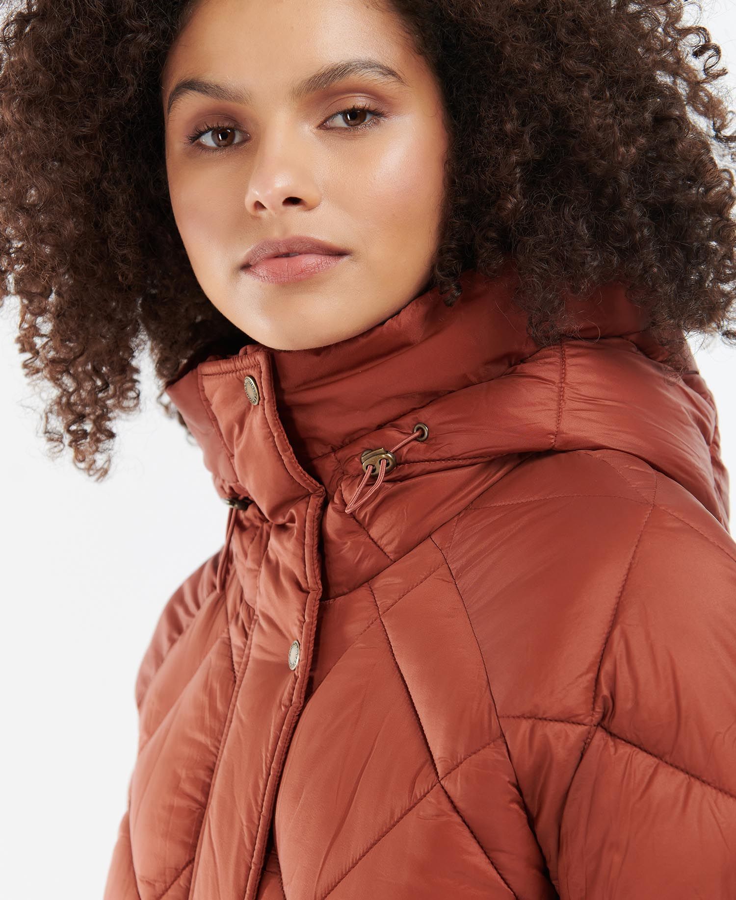 Sandyford Quilted Jacket - Maple/Dress