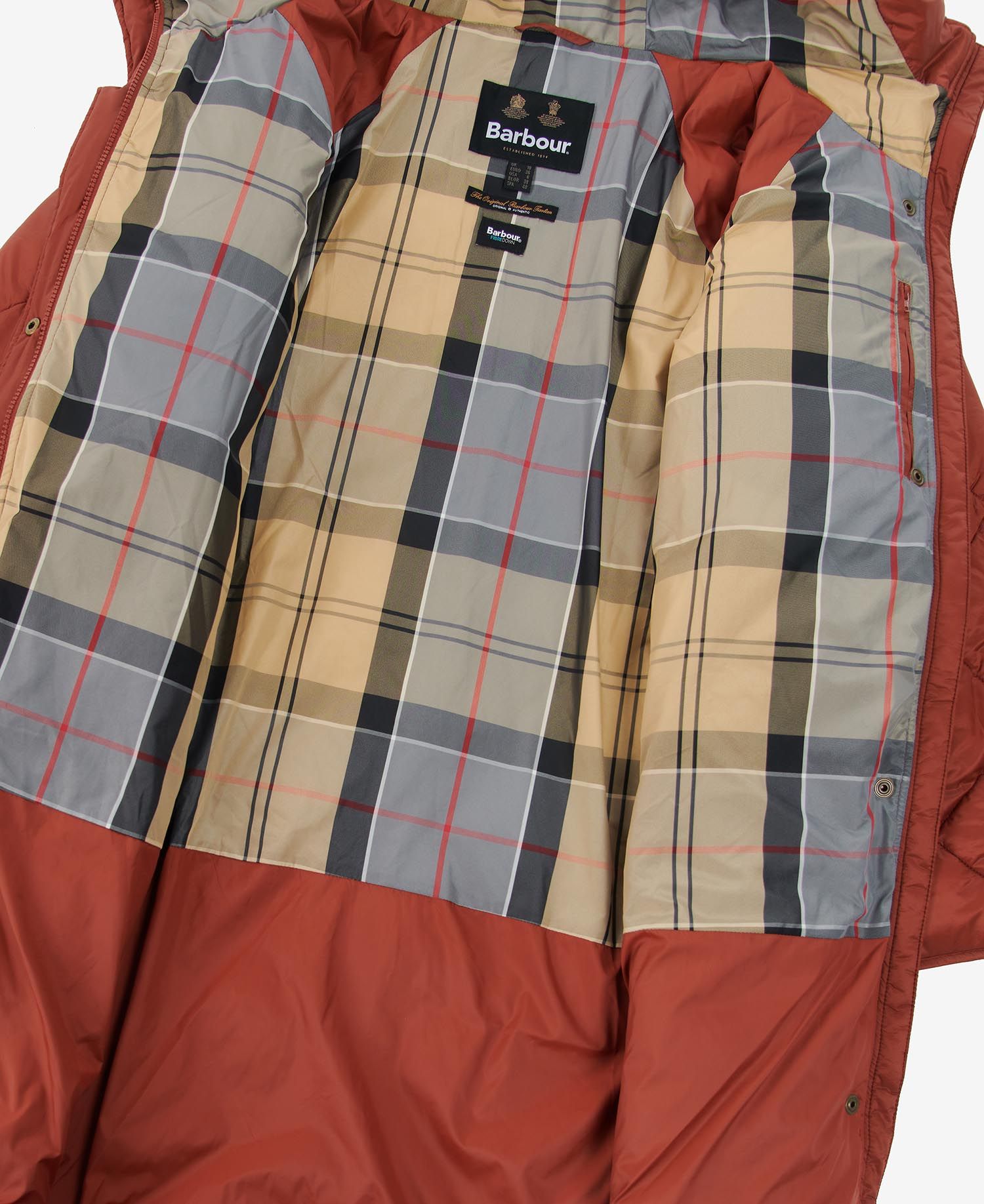Sandyford Quilted Jacket - Maple/Dress