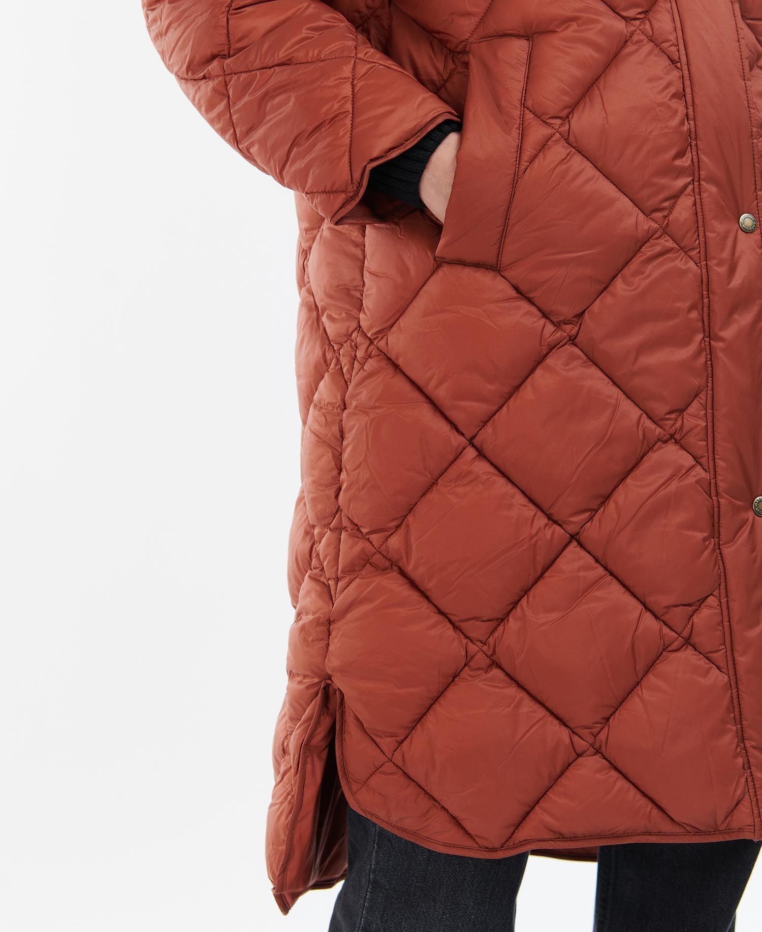Sandyford Quilted Jacket - Maple/Dress