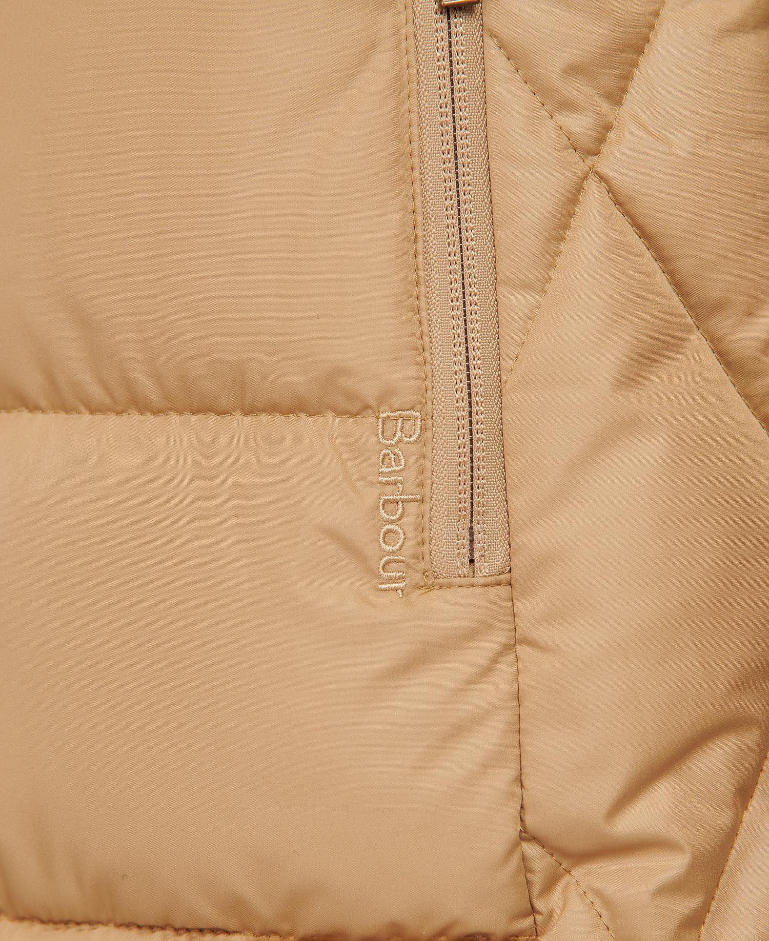 Women's Daffodil Quilt Coat - Hessian