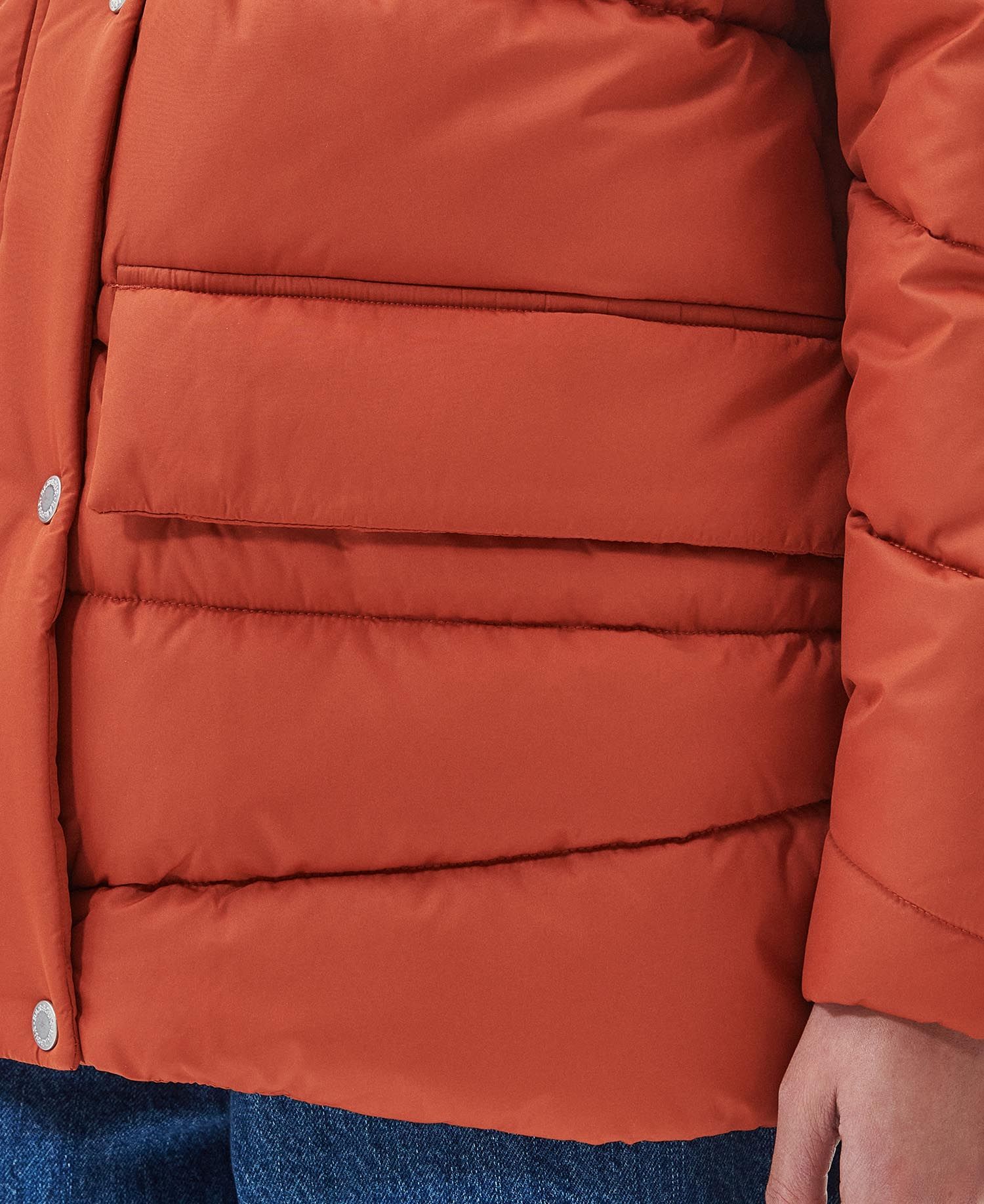Bracken Quilted Jacket - Spiced Pumpkin