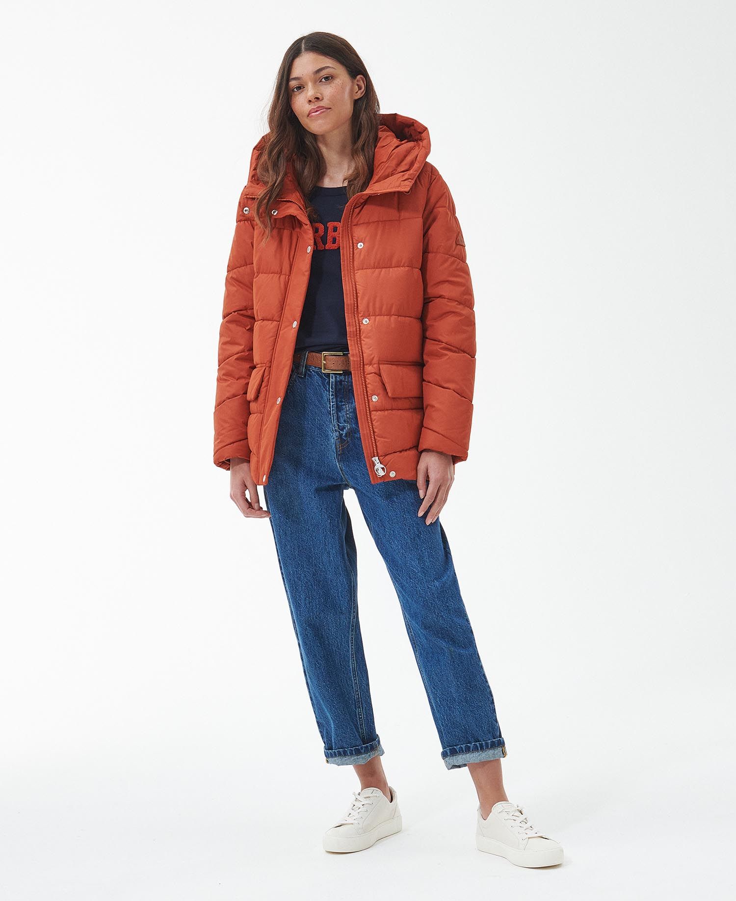 Bracken Quilted Jacket - Spiced Pumpkin