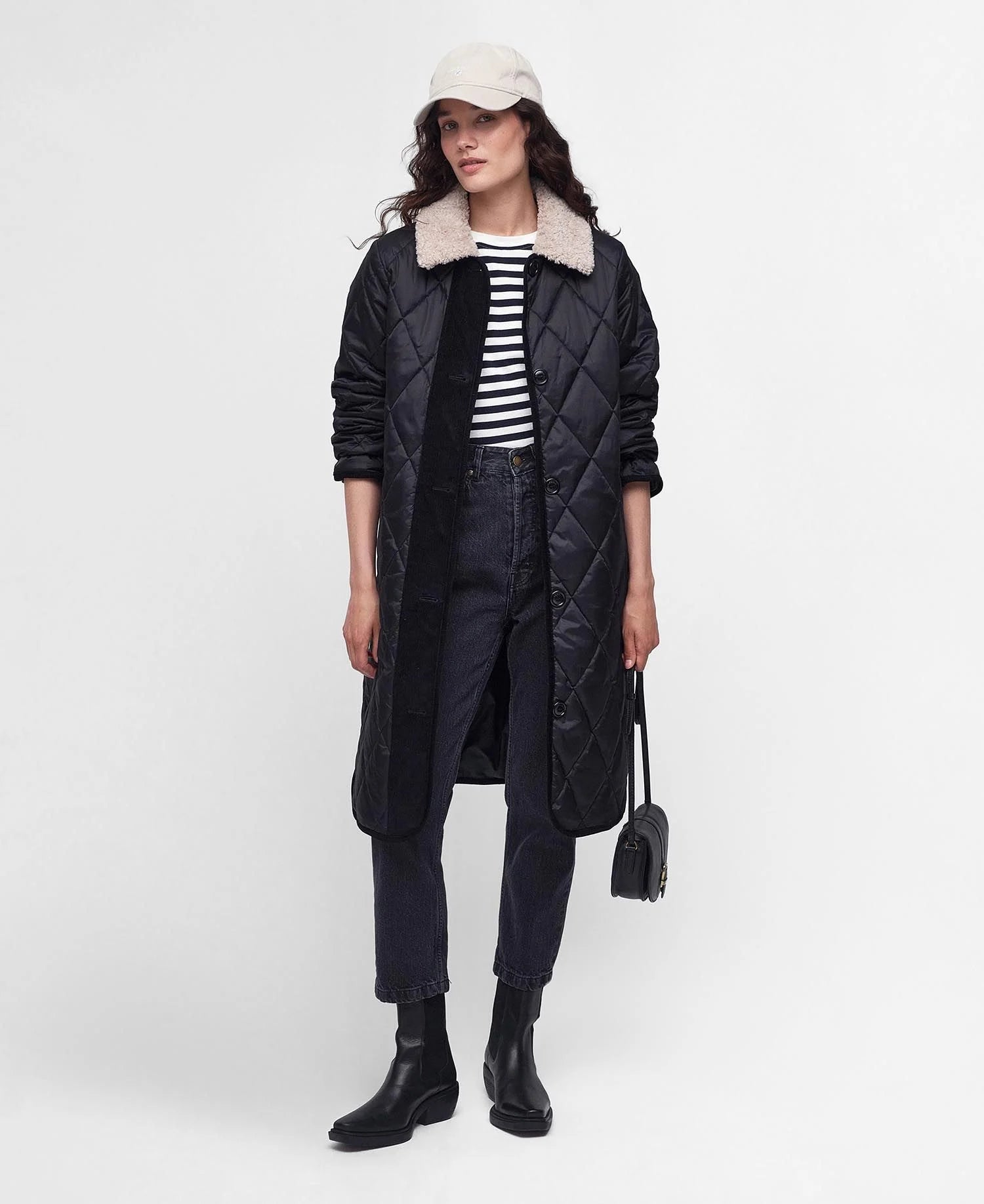 Mulgrave Quilted Jacket - Black/Ancient