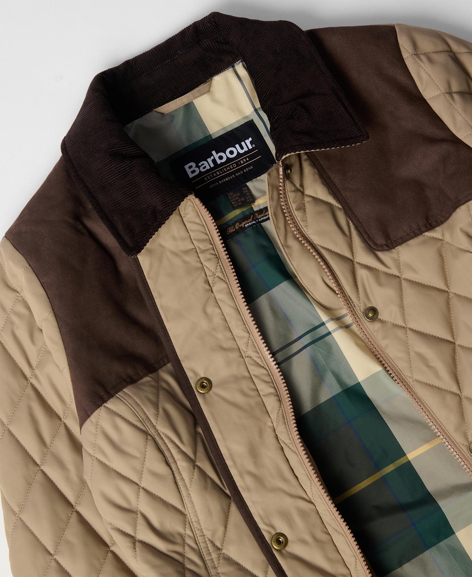 Keeper Wear Quilted Jacket - Military Brown