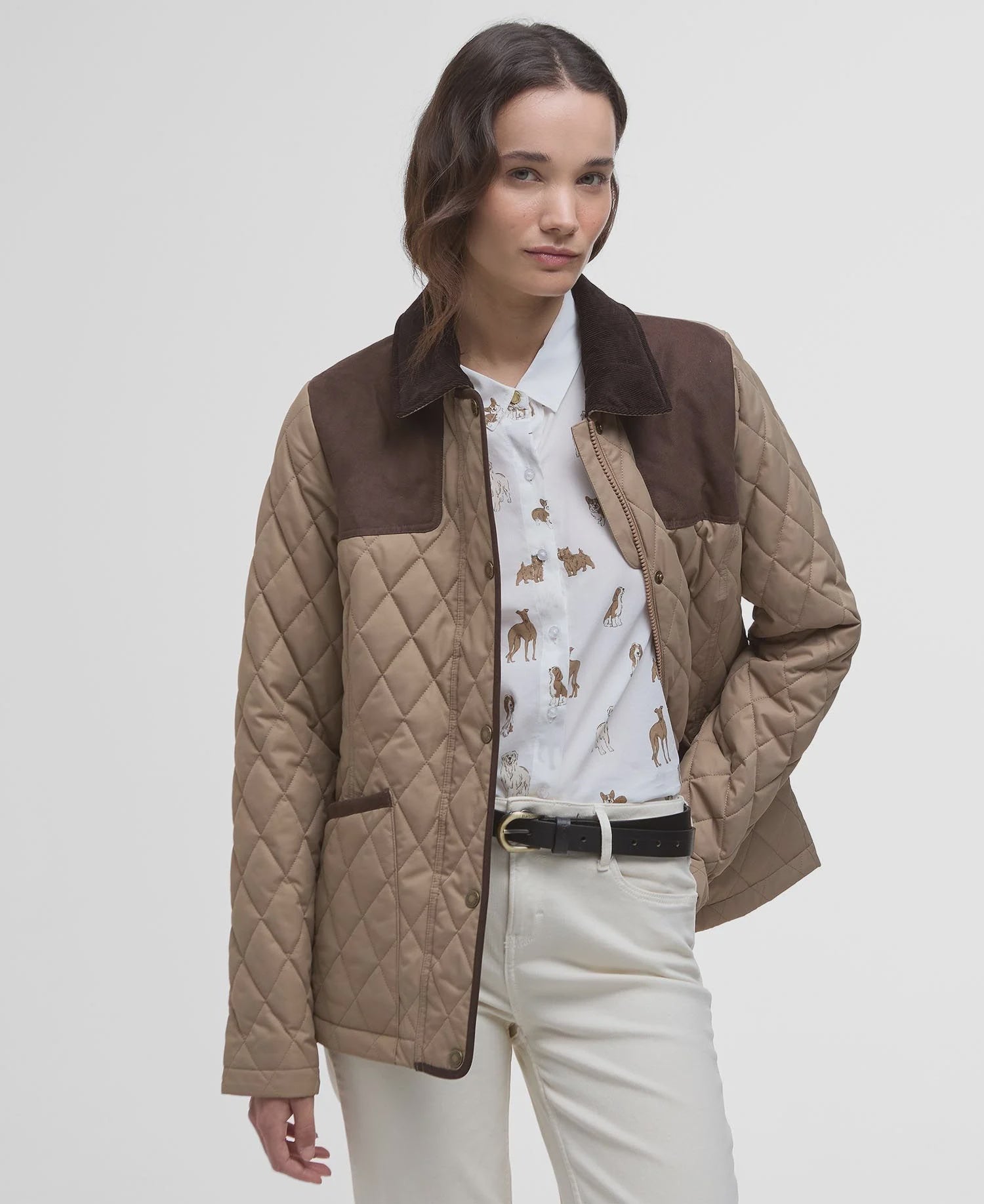 Keeper Wear Quilted Jacket - Military Brown