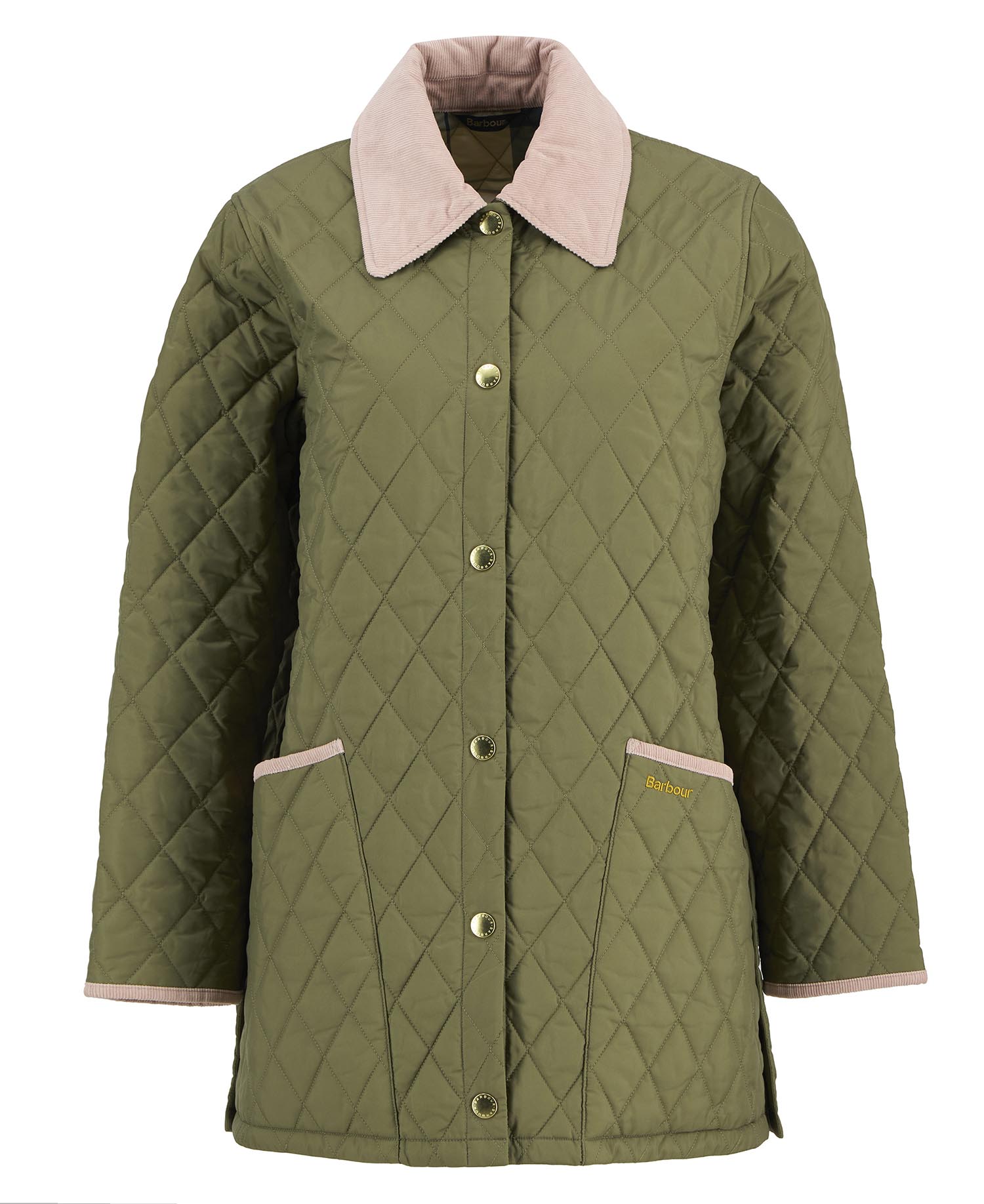 Icons Modern Liddesdale Quilted Jacket - Bleached Olive/Ancient/Gardenia