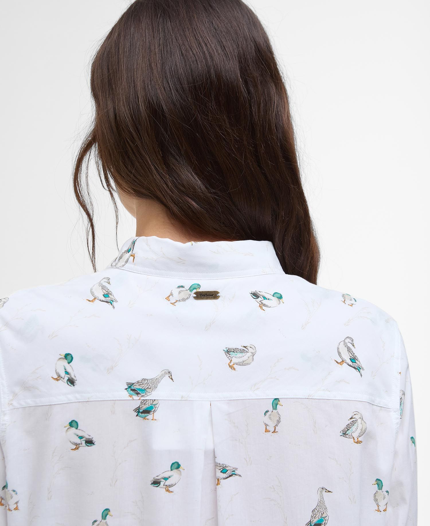 Safari Relaxed Long-Sleeved Shirt - Duck Print