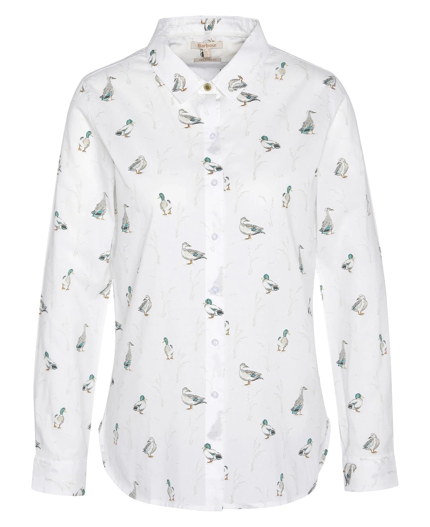 Safari Relaxed Long-Sleeved Shirt - Duck Print