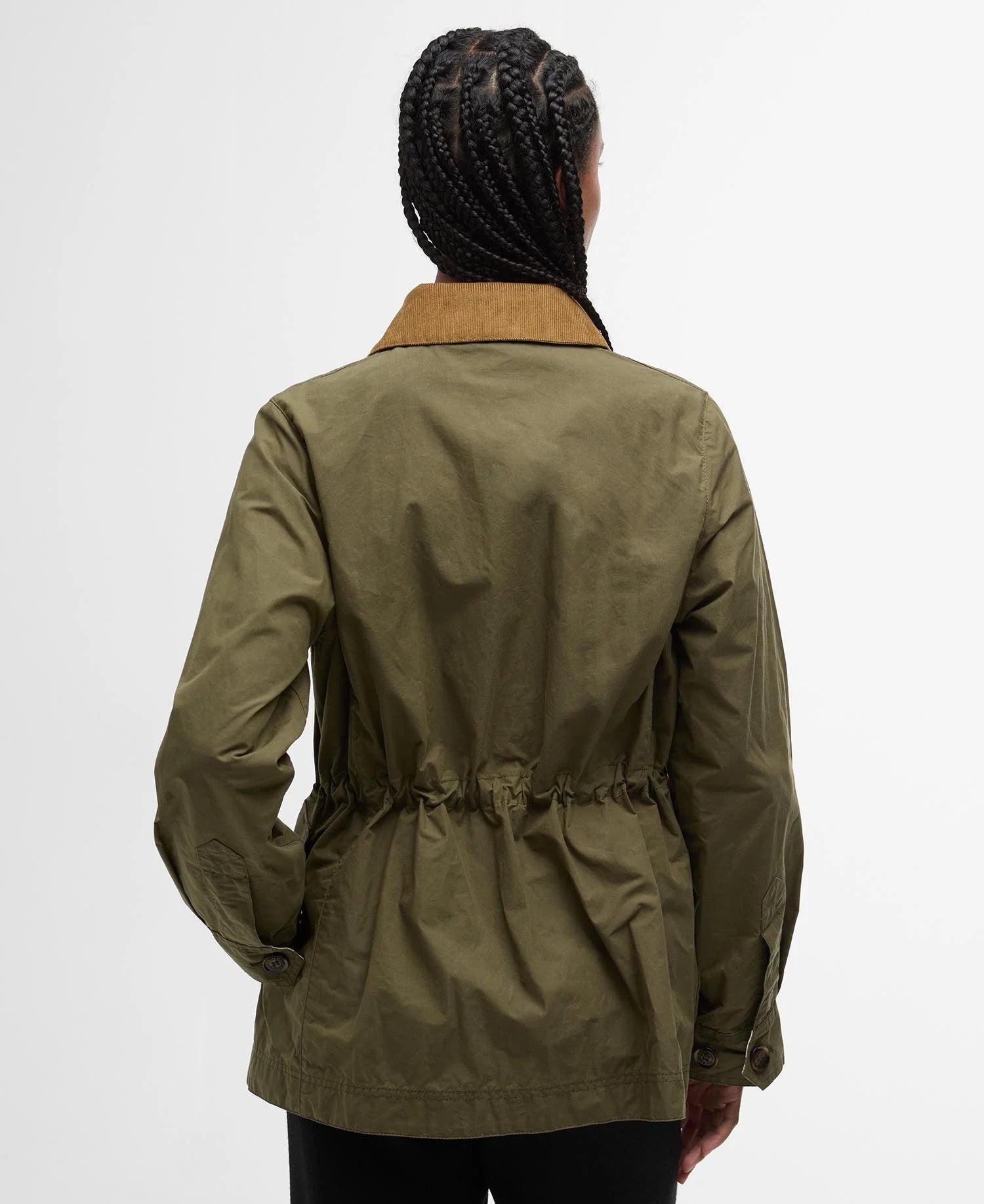 Averie Showerproof Jacket - Dusky Green/Ancient Tartan