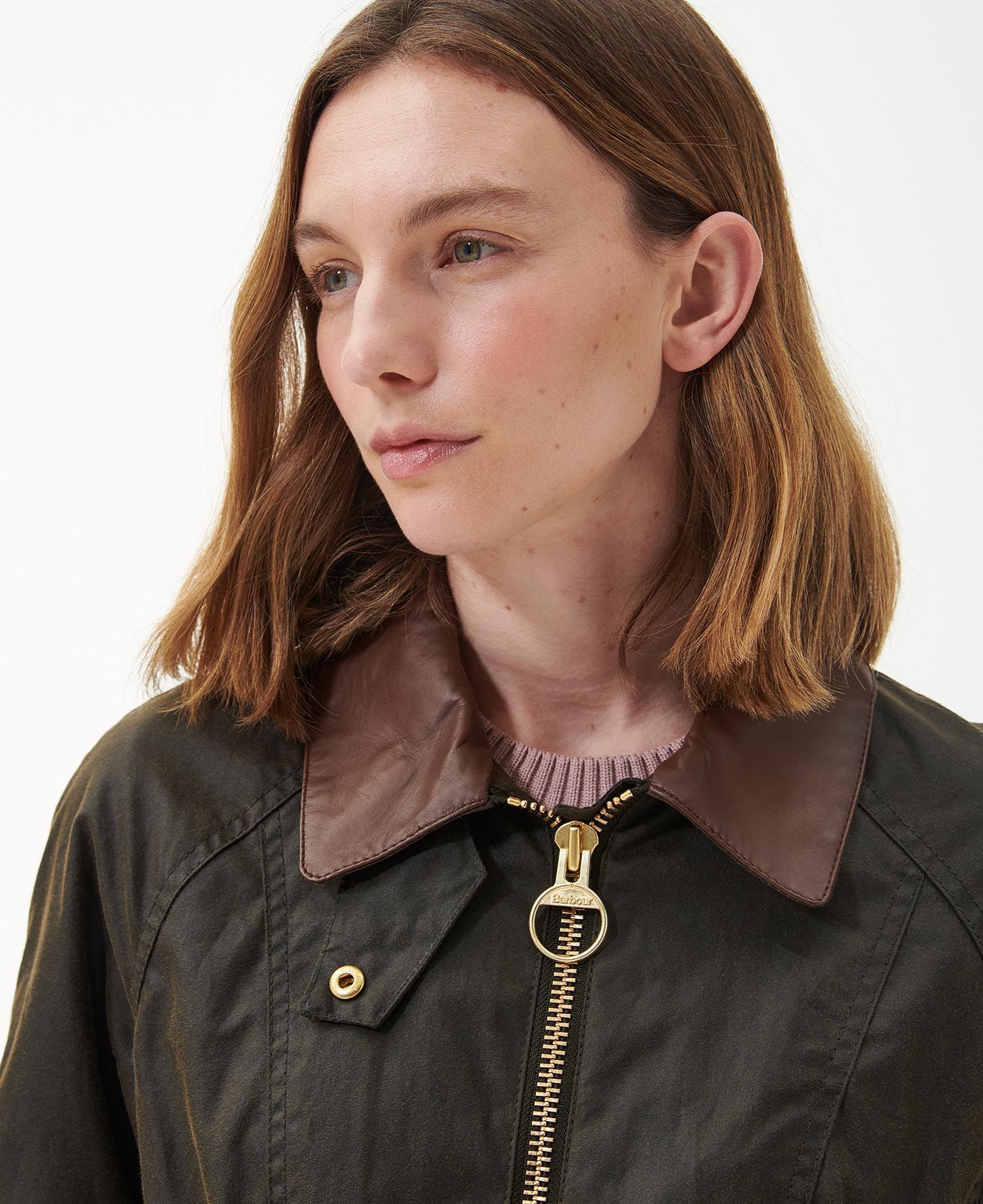 Premium Beadnell Wax Jacket - Olive