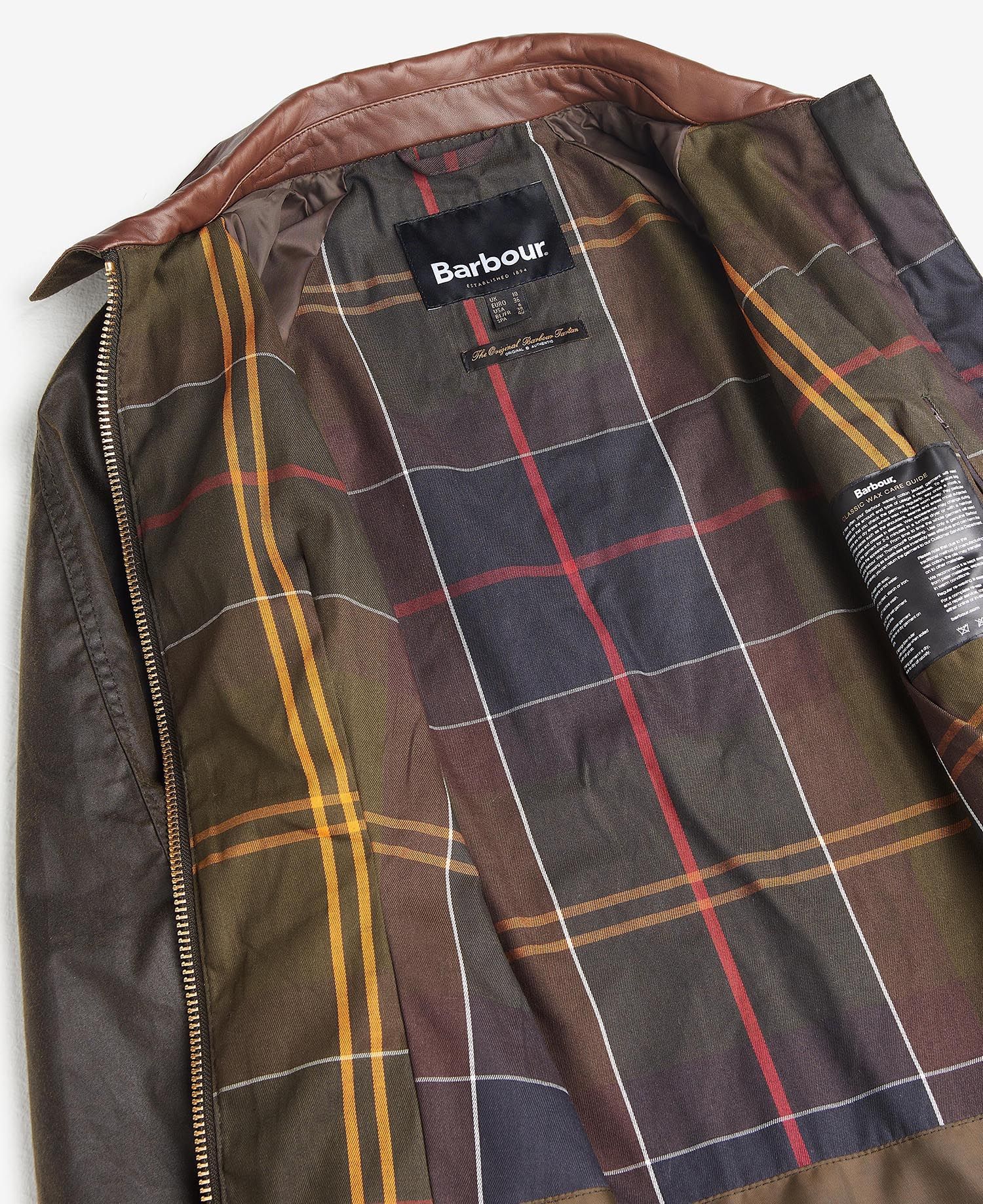Premium Beadnell Wax Jacket - Olive