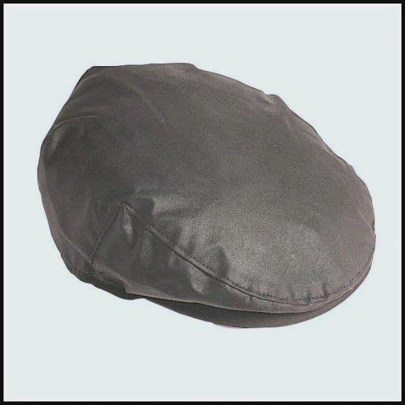 Wax Flat Cap - Olive