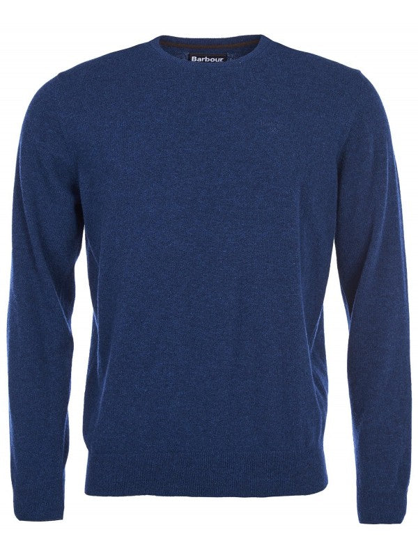 Essential Lambswool Crew Neck Sweater - Deep Blue