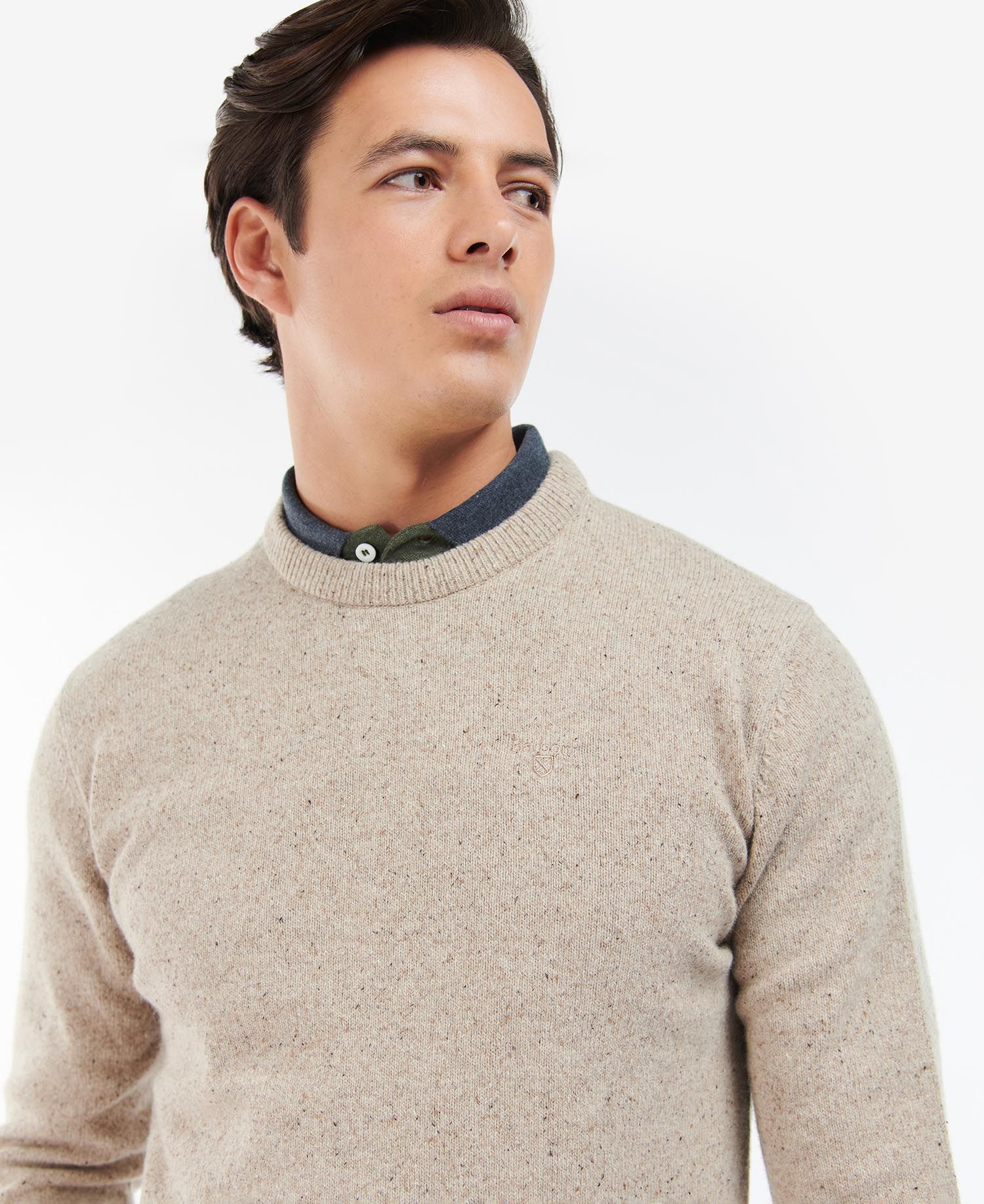 Tisbury Crew Neck Sweater - Stone