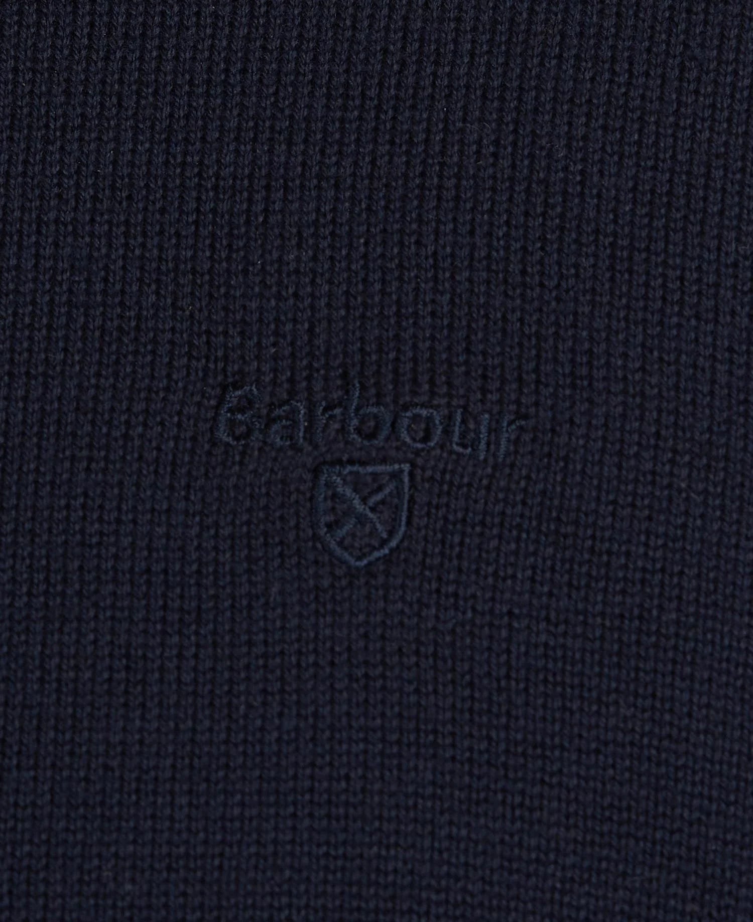 Cotton Half Zip - Navy