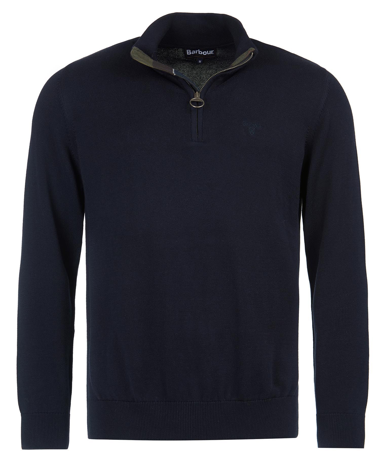 Cotton Half Zip - Navy