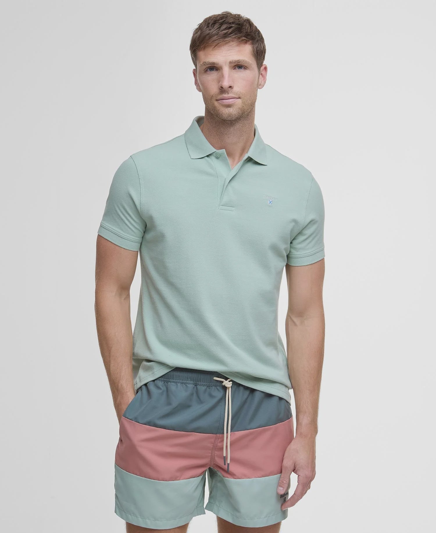 Sports Short-Sleeved Polo Shirt - Pale Apple