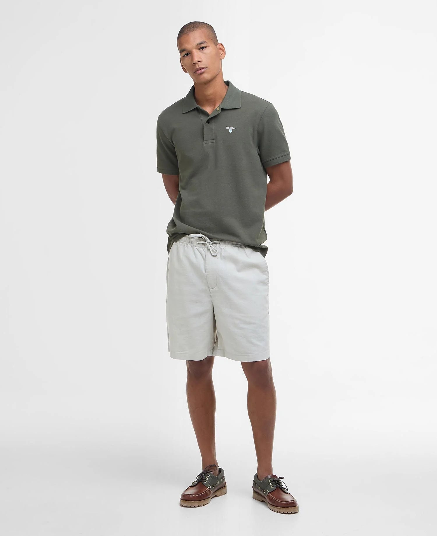 Sports Short-Sleeved Polo Shirt - Uniform Green