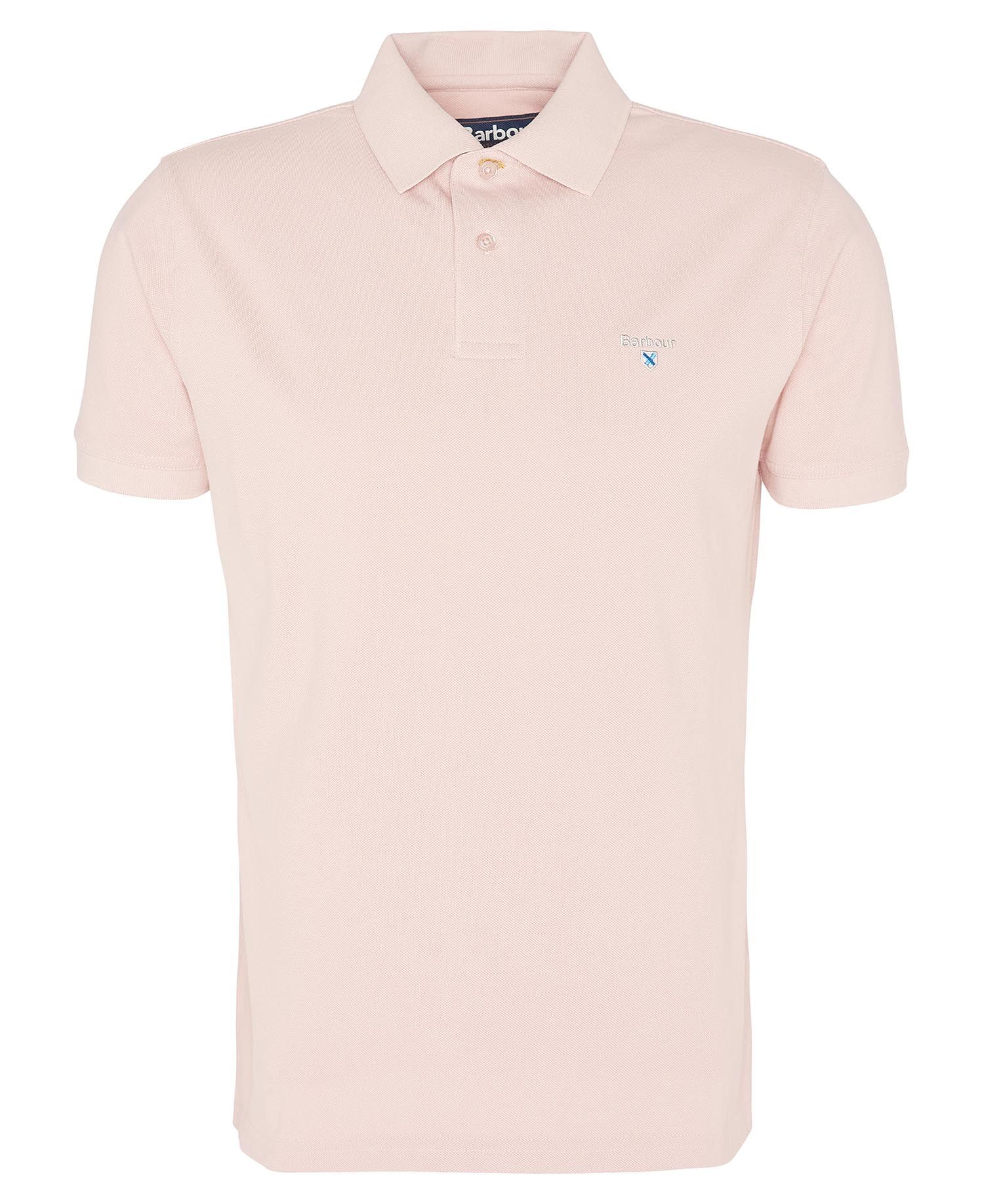 Sports Short-Sleeved Polo Shirt - Pink Mist