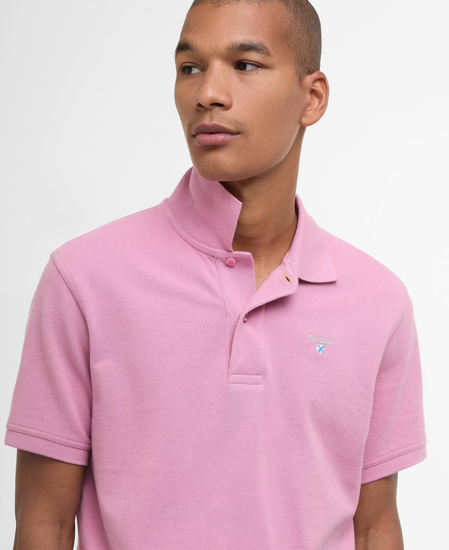 Sports Short-Sleeved Polo Shirt - True Pink