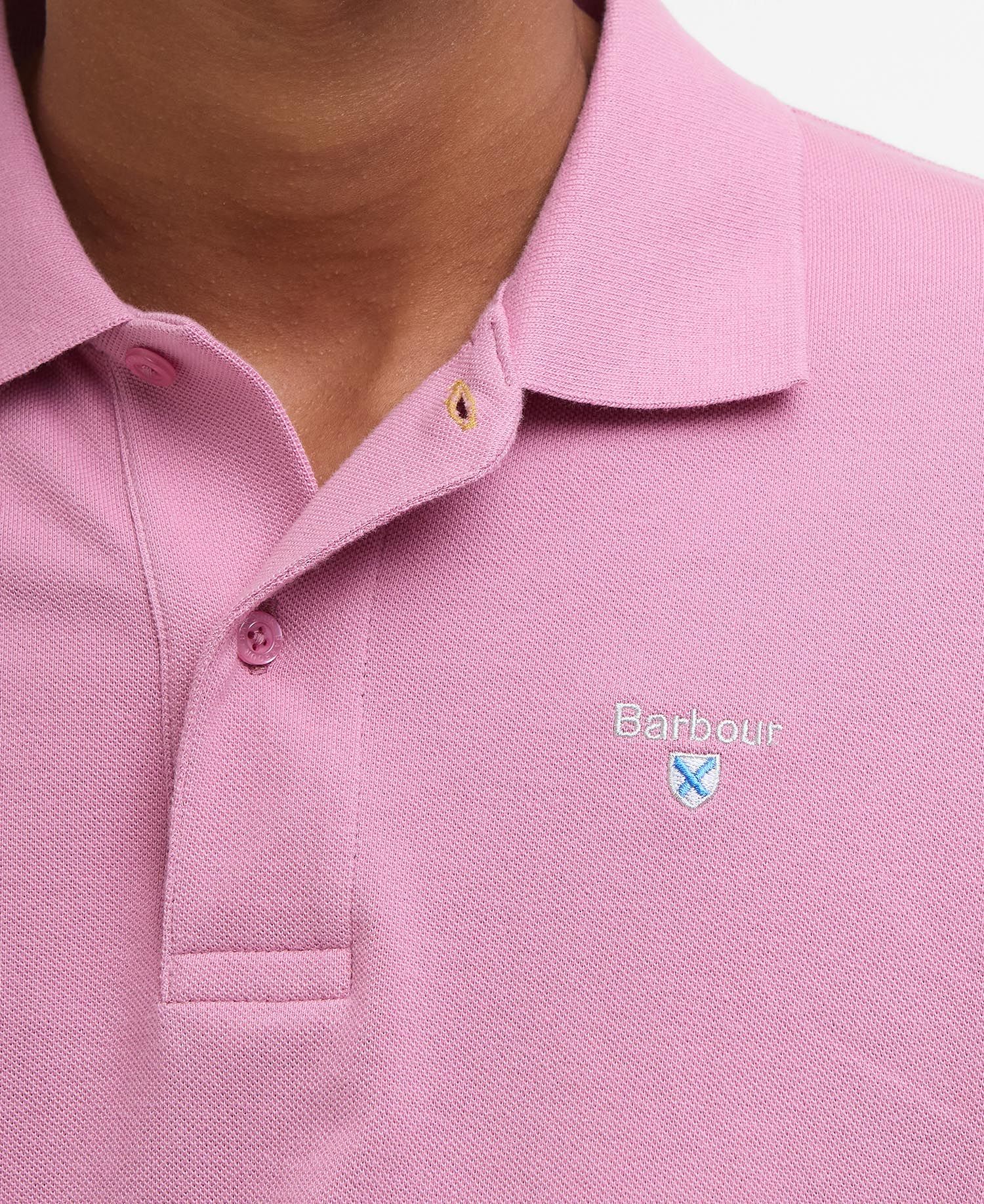 Sports Short-Sleeved Polo Shirt - True Pink