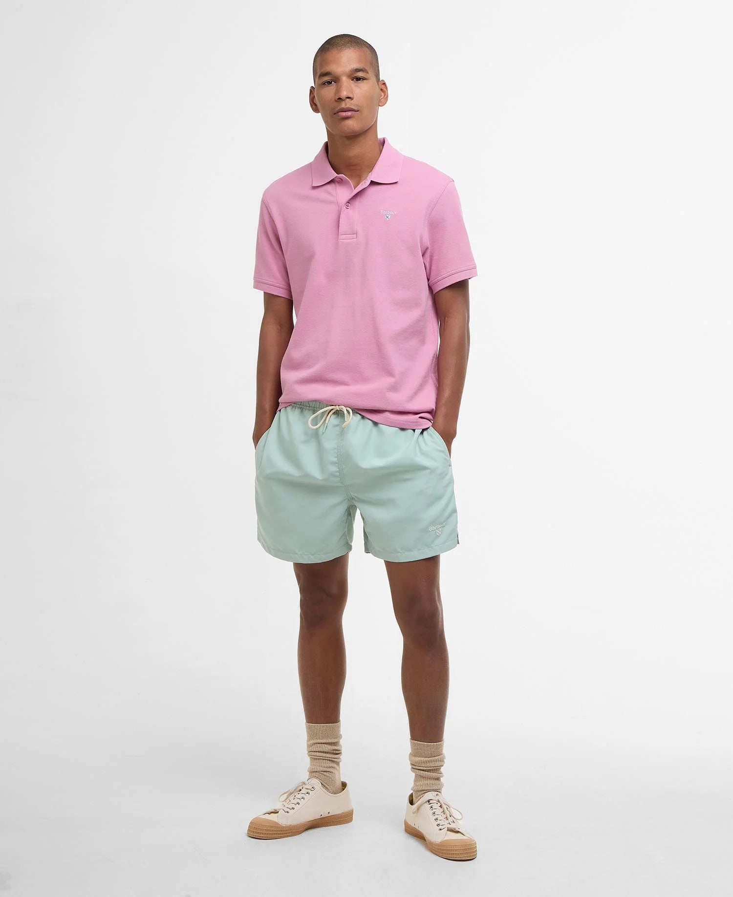 Sports Short-Sleeved Polo Shirt - True Pink