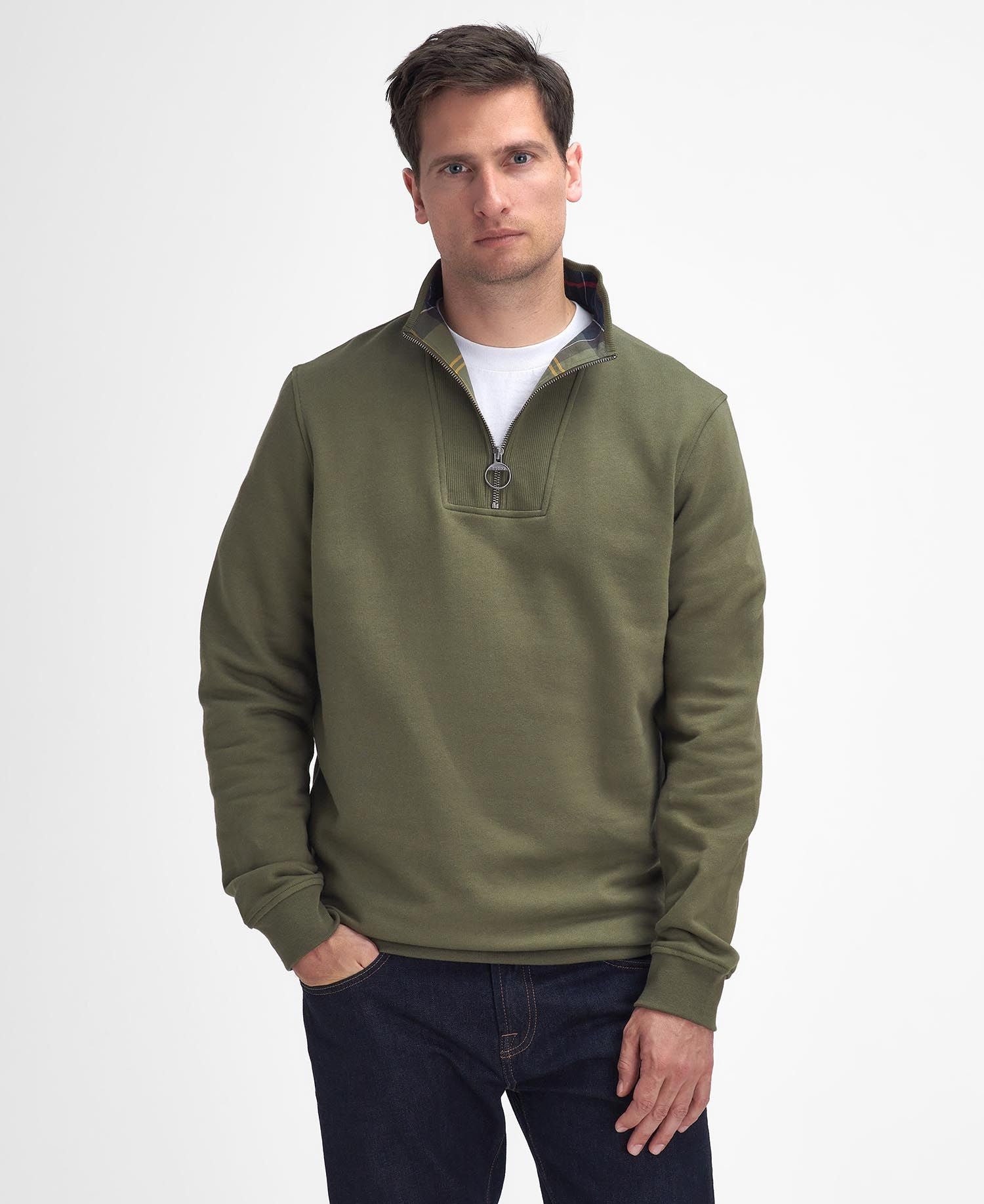 Wool Barbour Nelson Half Zip Barbour Men's Nelson Half Zip