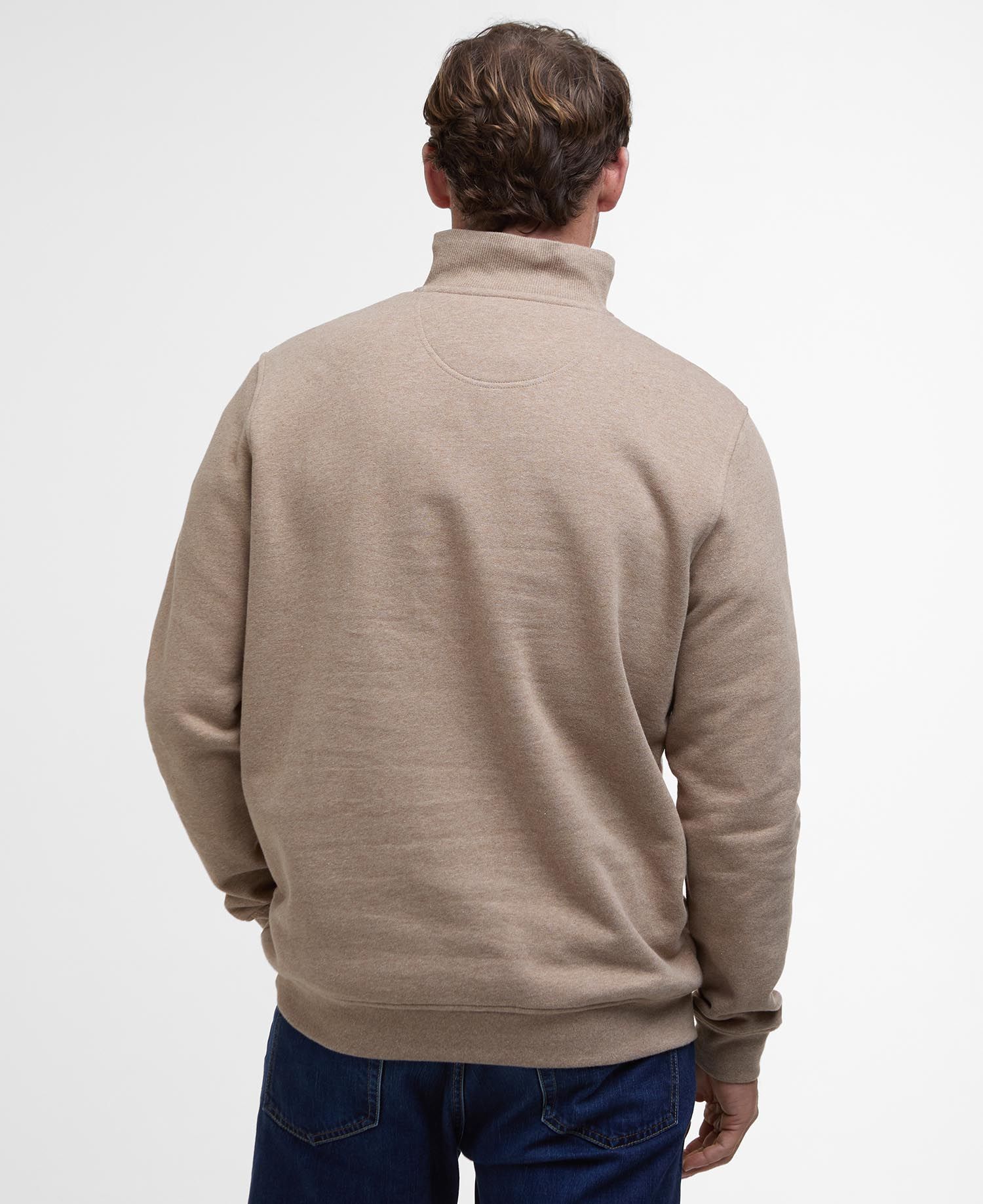 Nelson Half-Zip Sweatshirt - Stone