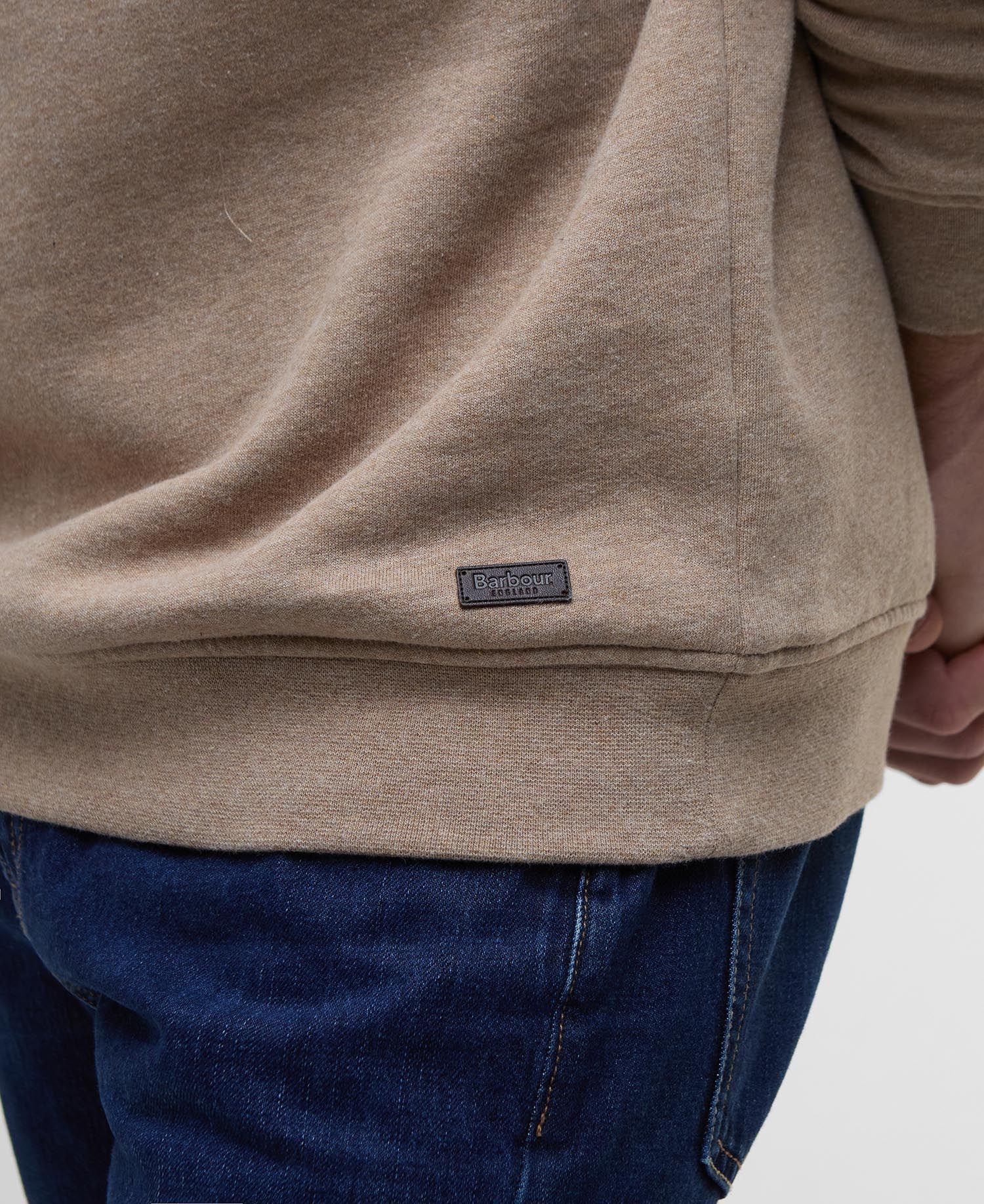 Nelson Half-Zip Sweatshirt - Stone