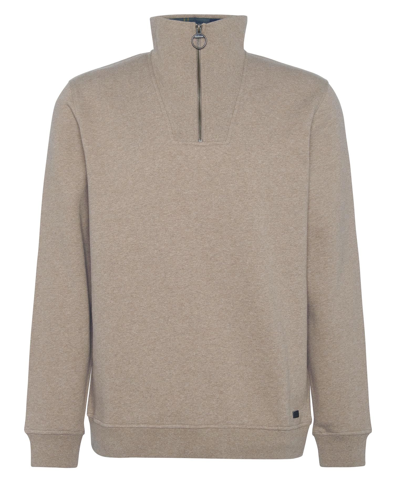 Nelson Half-Zip Sweatshirt - Stone