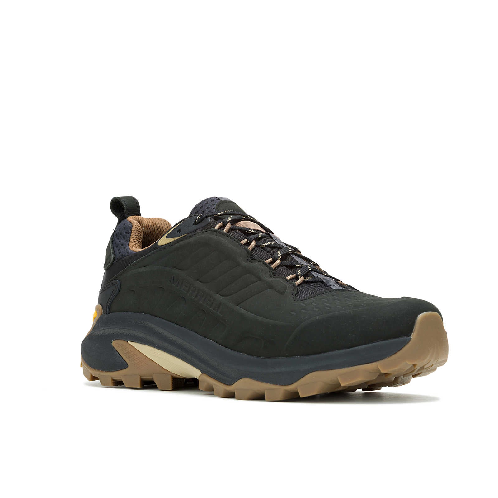 Men's Moab Speed 2 Leather Waterproof - Black