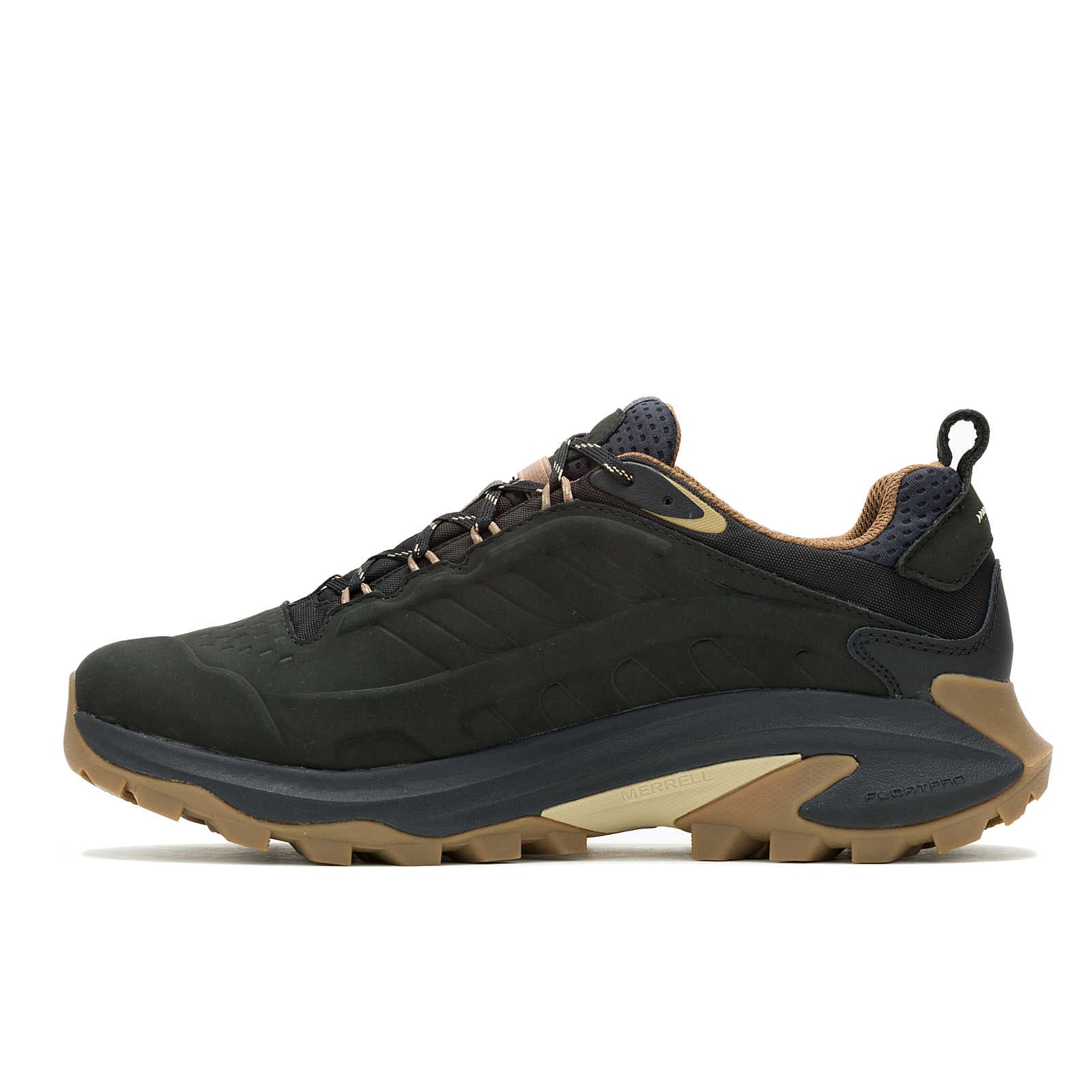 Men's Moab Speed 2 Leather Waterproof - Black