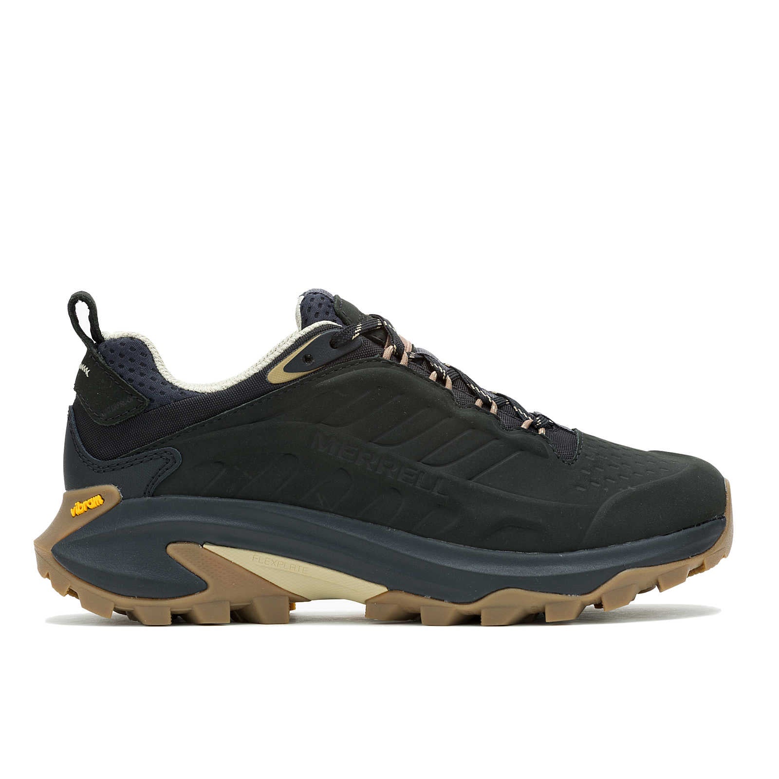 Men's Moab Speed 2 Leather Waterproof - Black