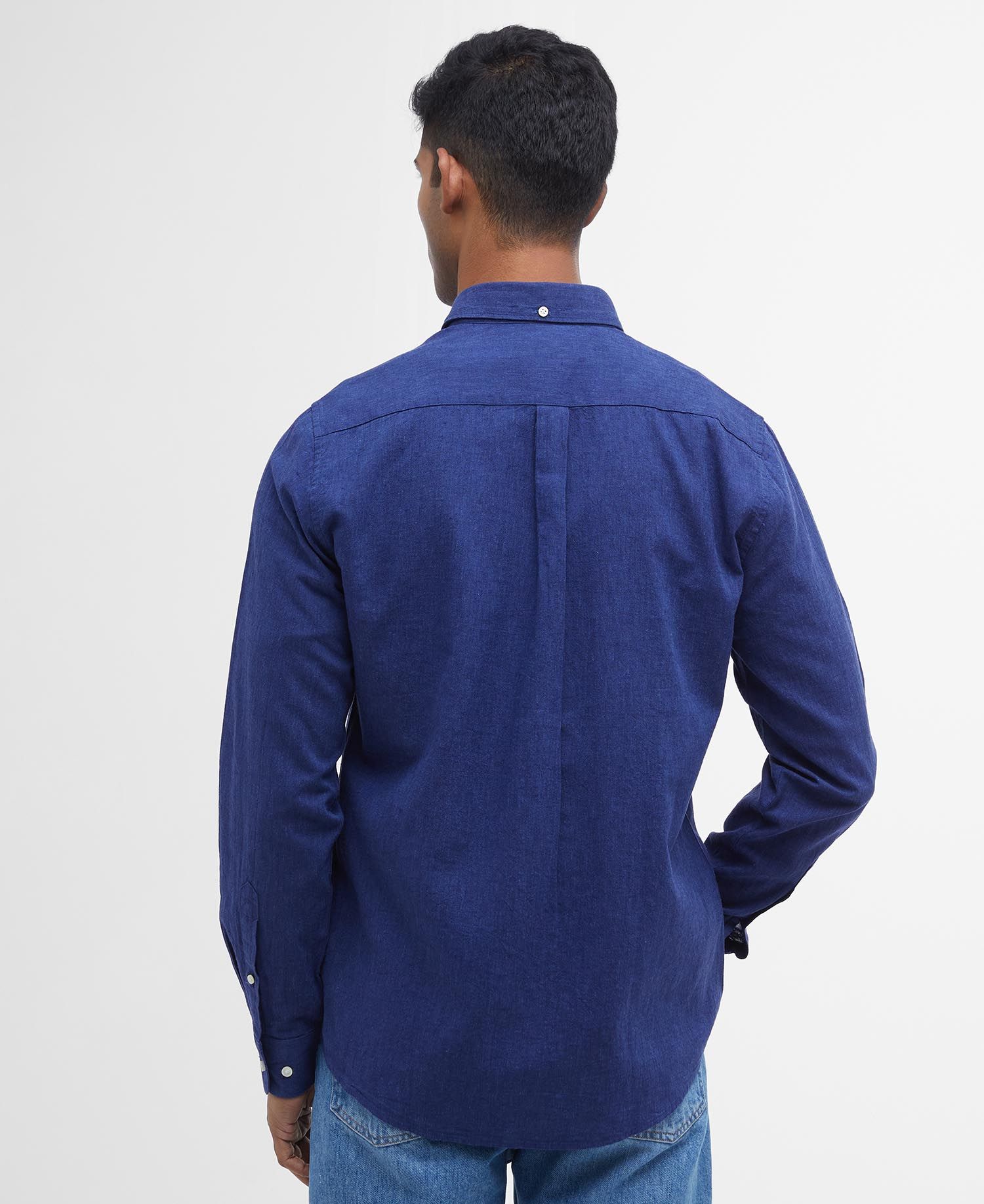 Nelson Tailored Long-Sleeved Shirt - Indigo