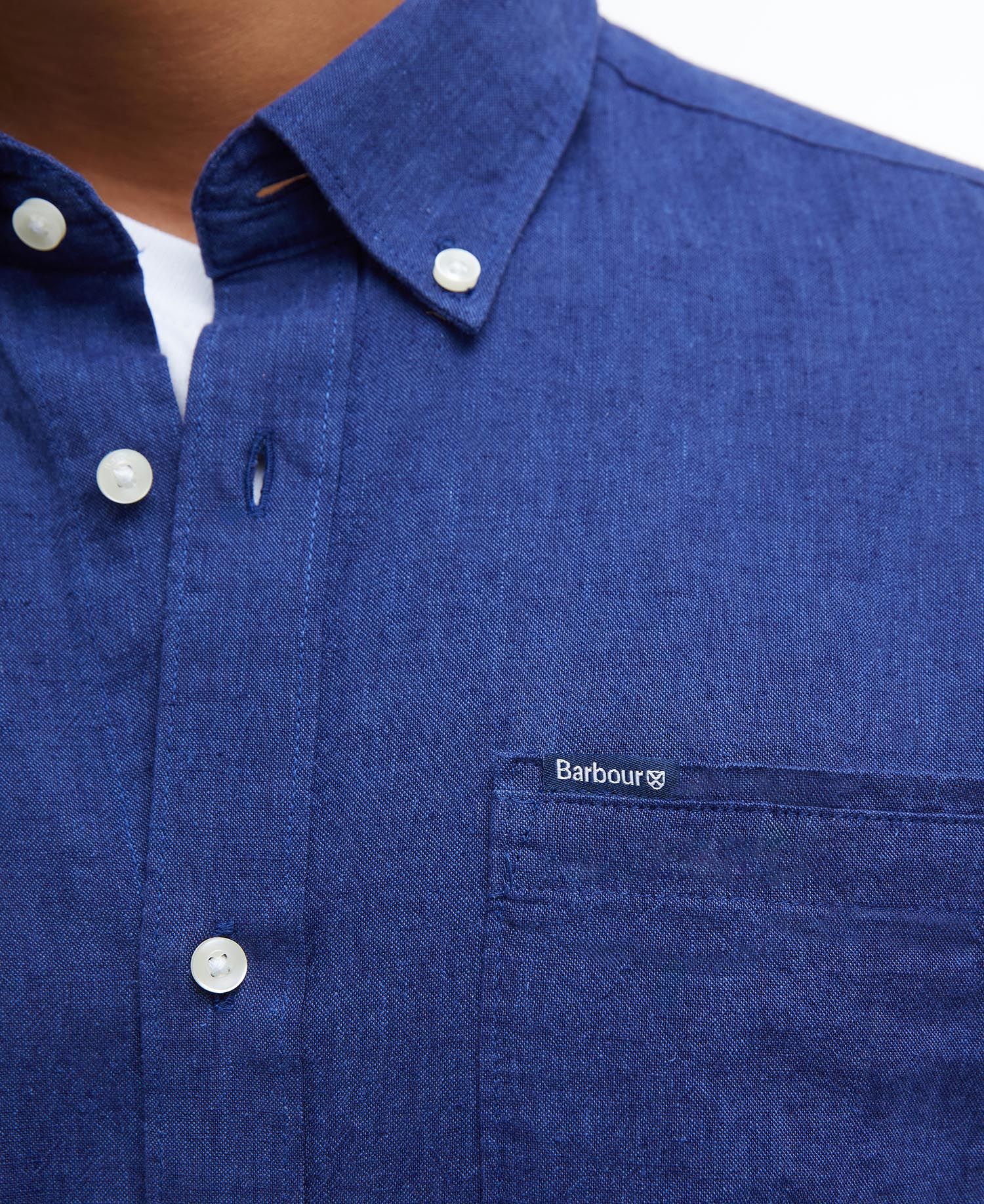 Nelson Tailored Long-Sleeved Shirt - Indigo