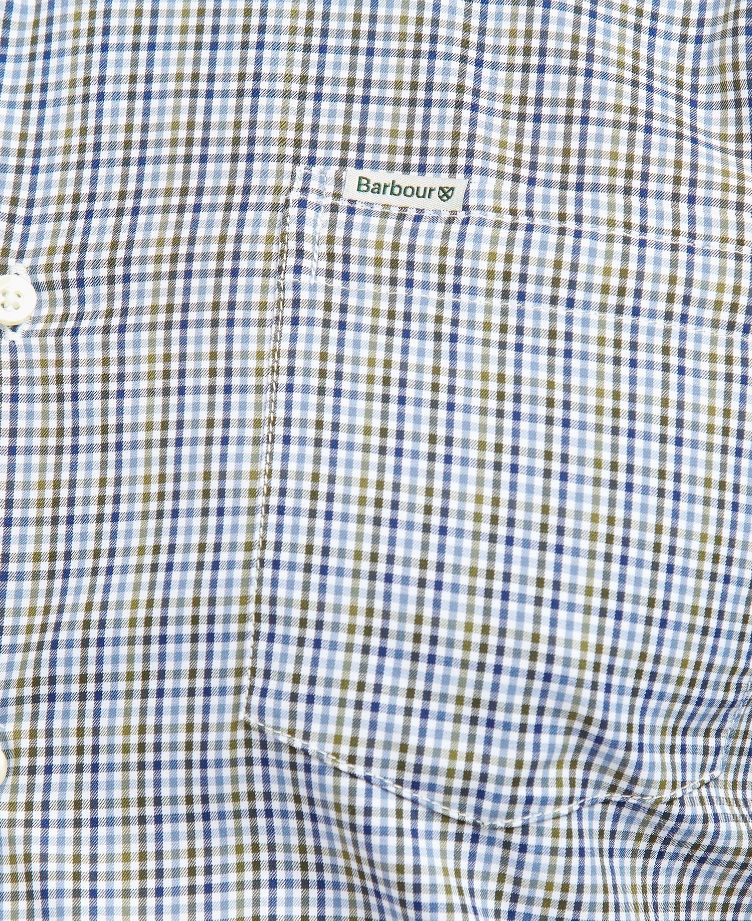 Men's Stanhope Performance Checked Shirt - Navy