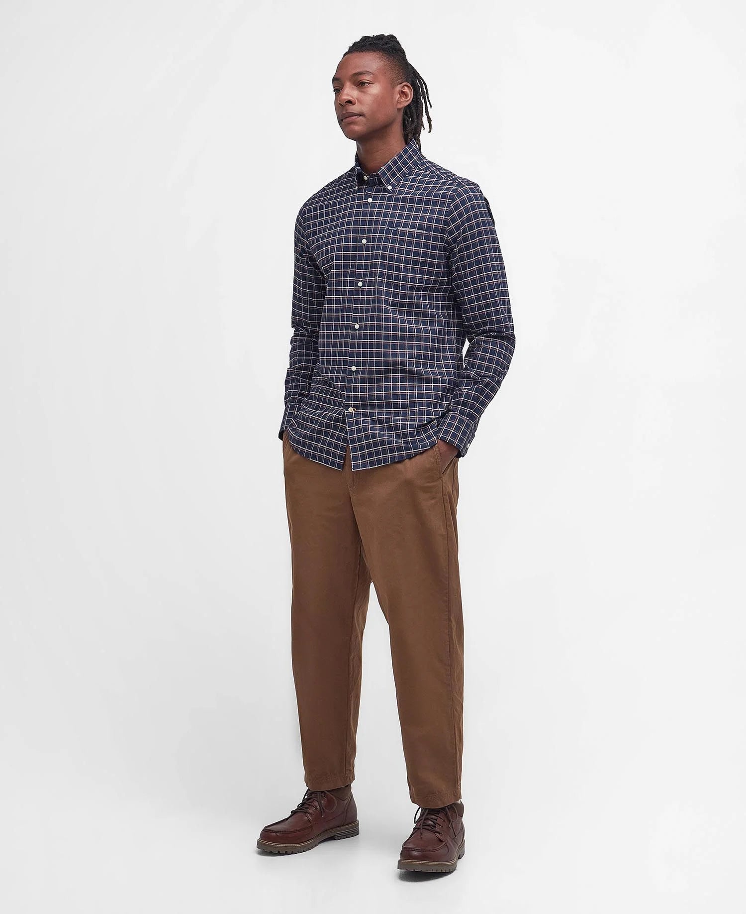 Harthope Tailored Shirt - Classic Navy