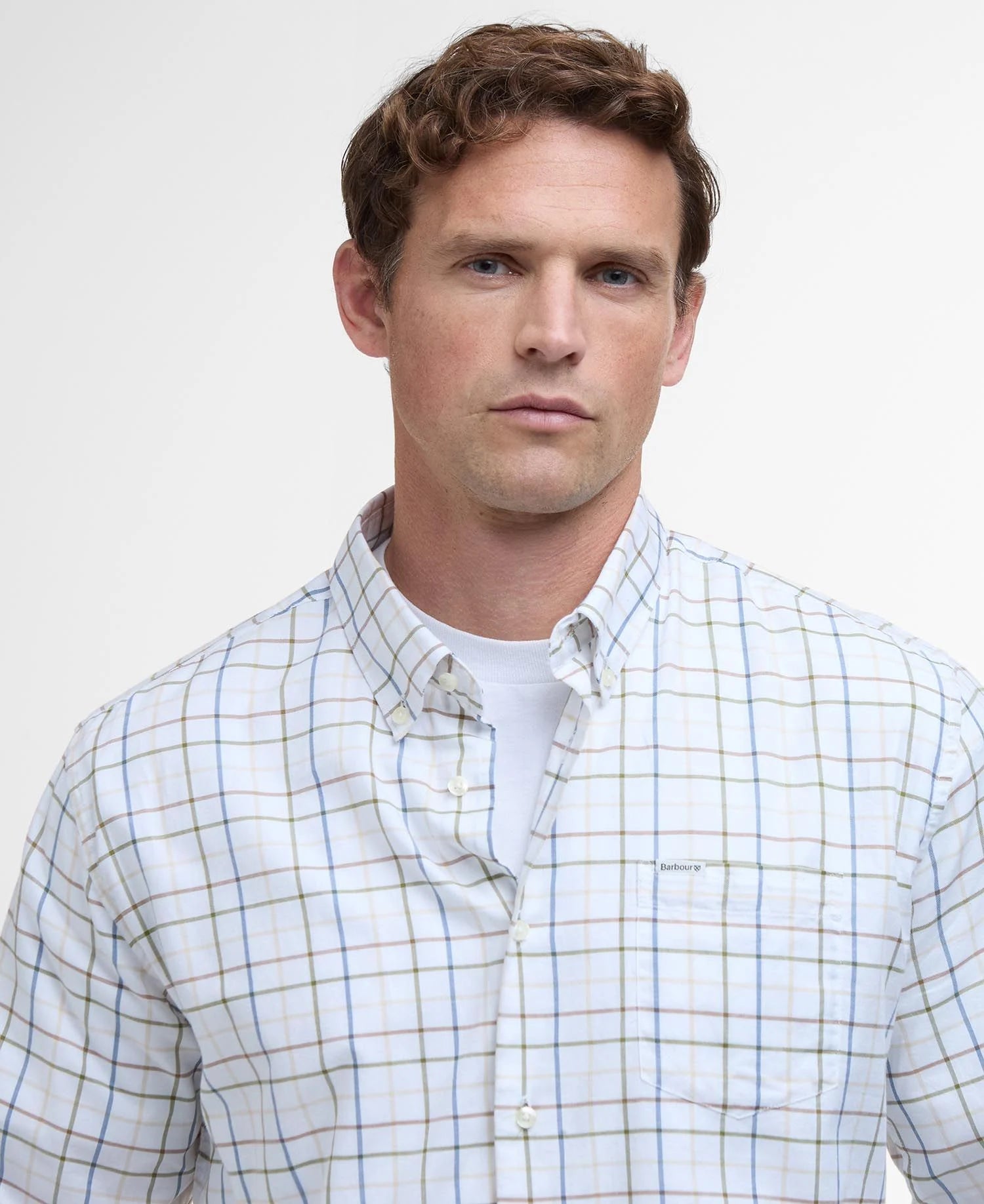Caswell Regular Long-Sleeved Shirt - Pine Green