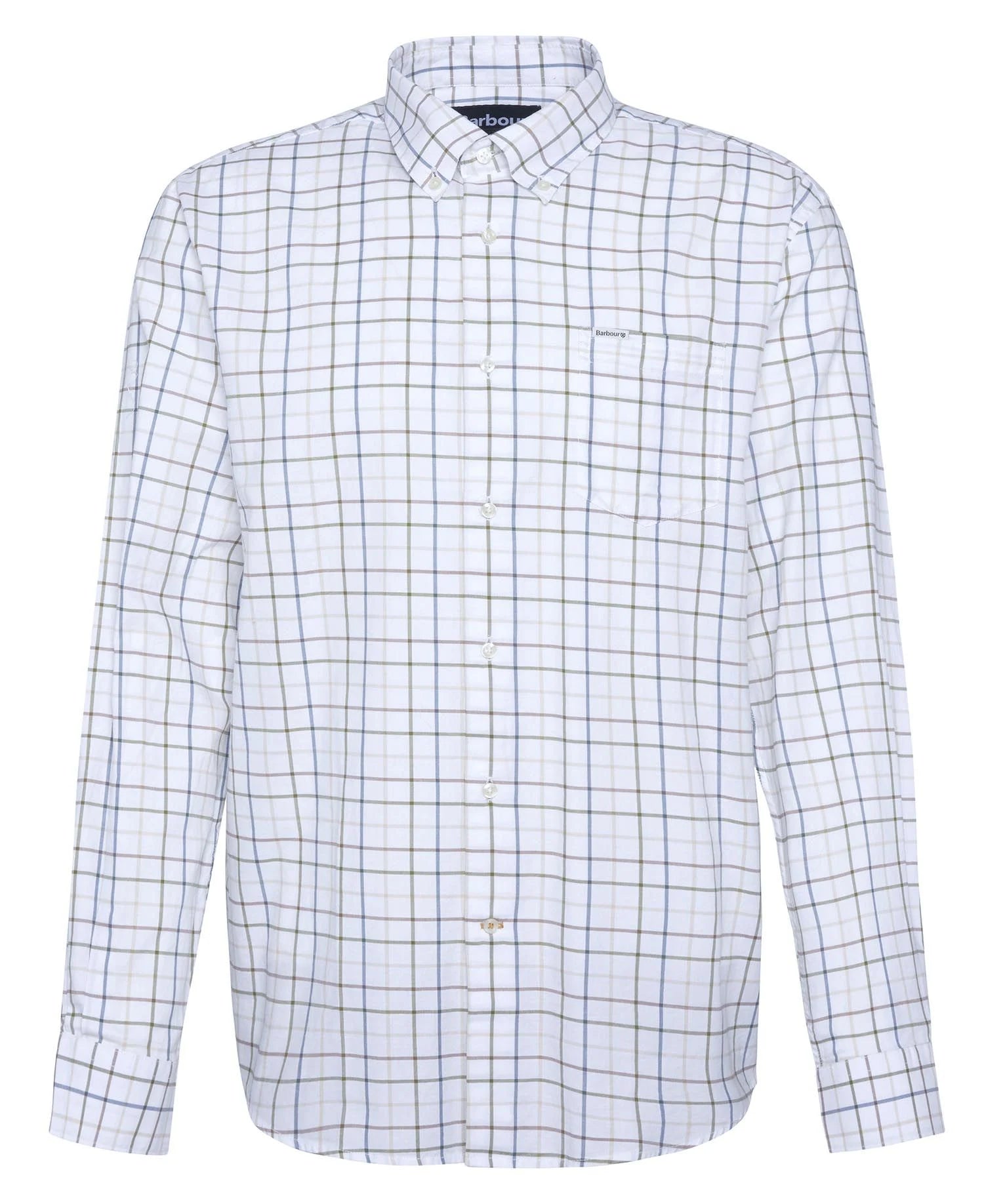 Caswell Regular Long-Sleeved Shirt - Pine Green