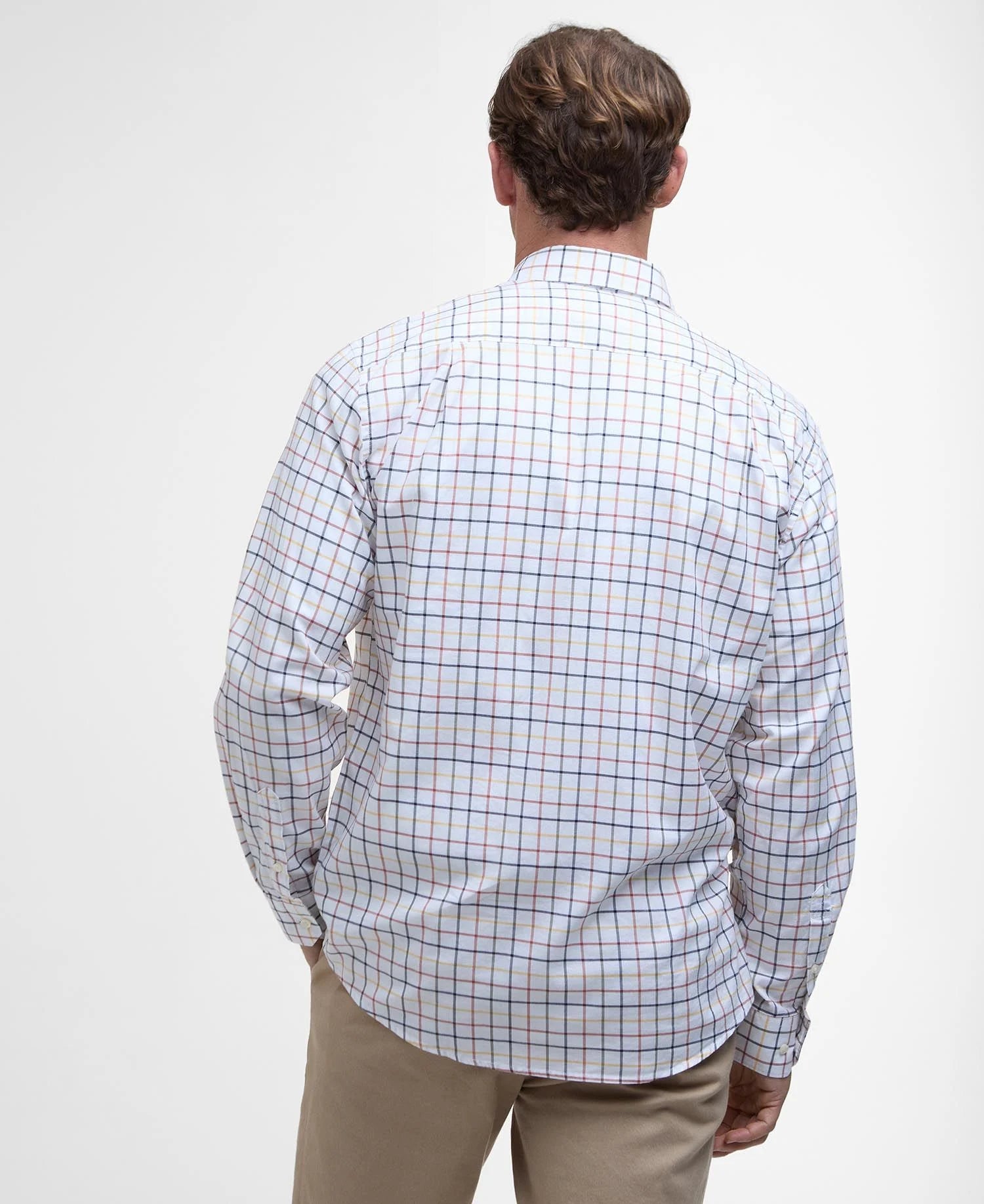 Caswell Regular Long-Sleeved Shirt - Navy