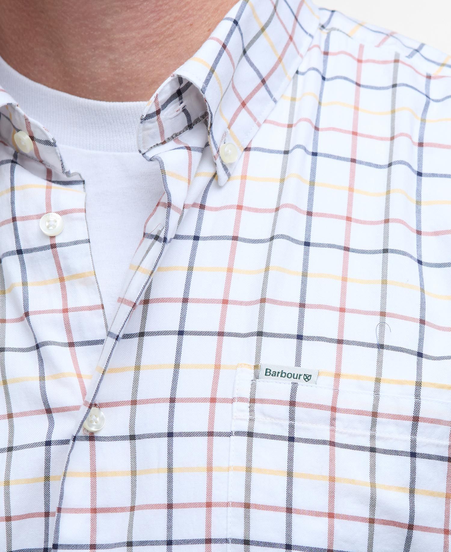 Caswell Regular Long-Sleeved Shirt - Navy