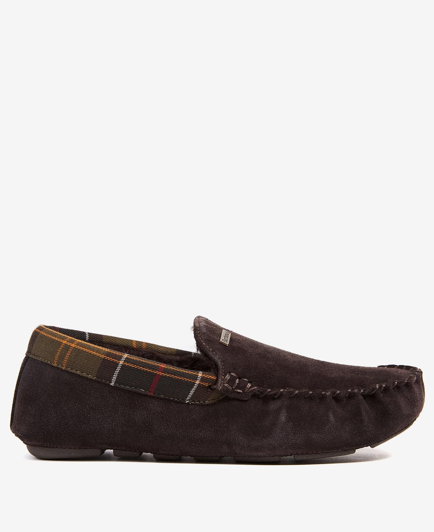 Monty Slippers - Brown Suede
