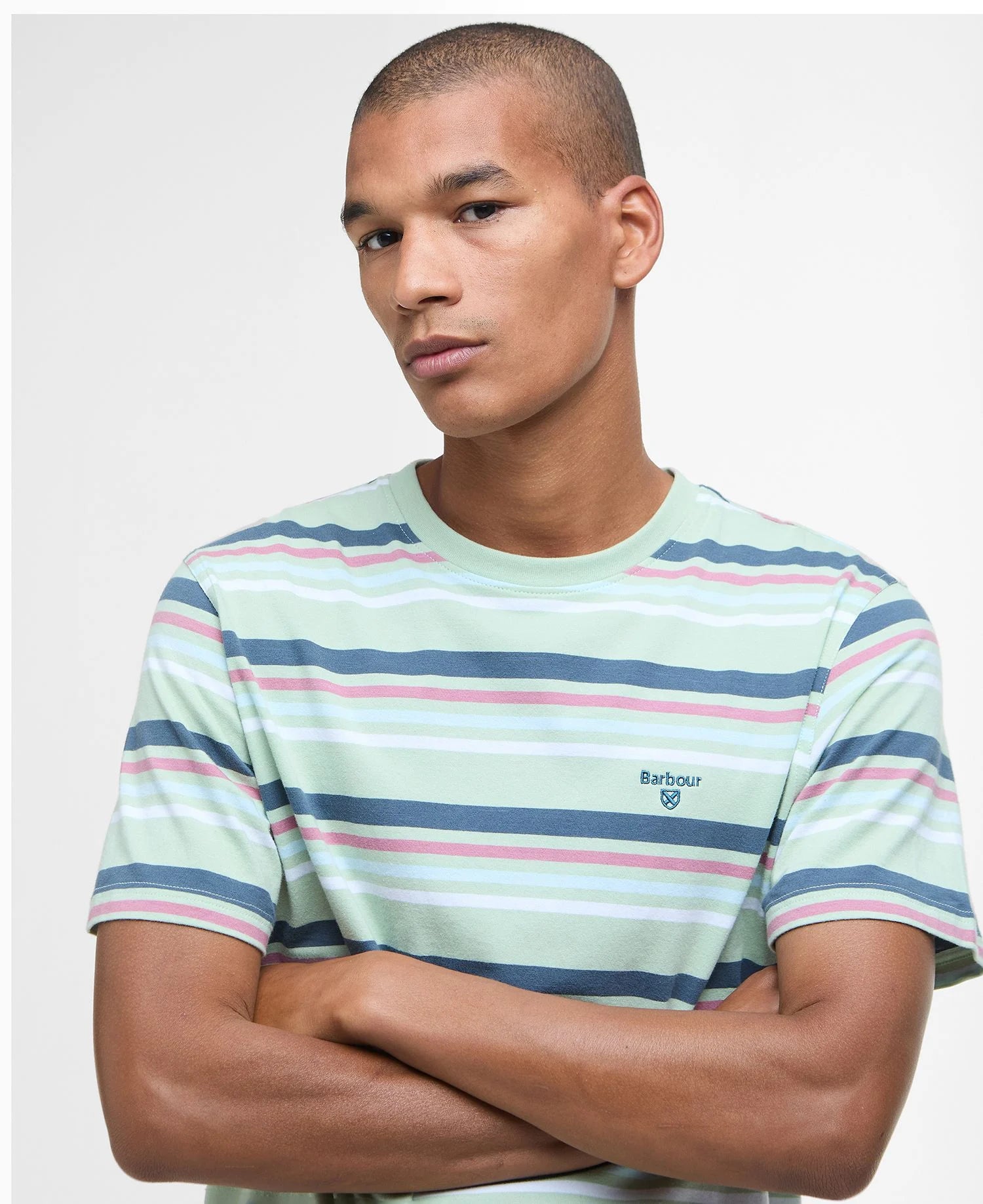 Houstead Striped T-Shirt - Pale Apple