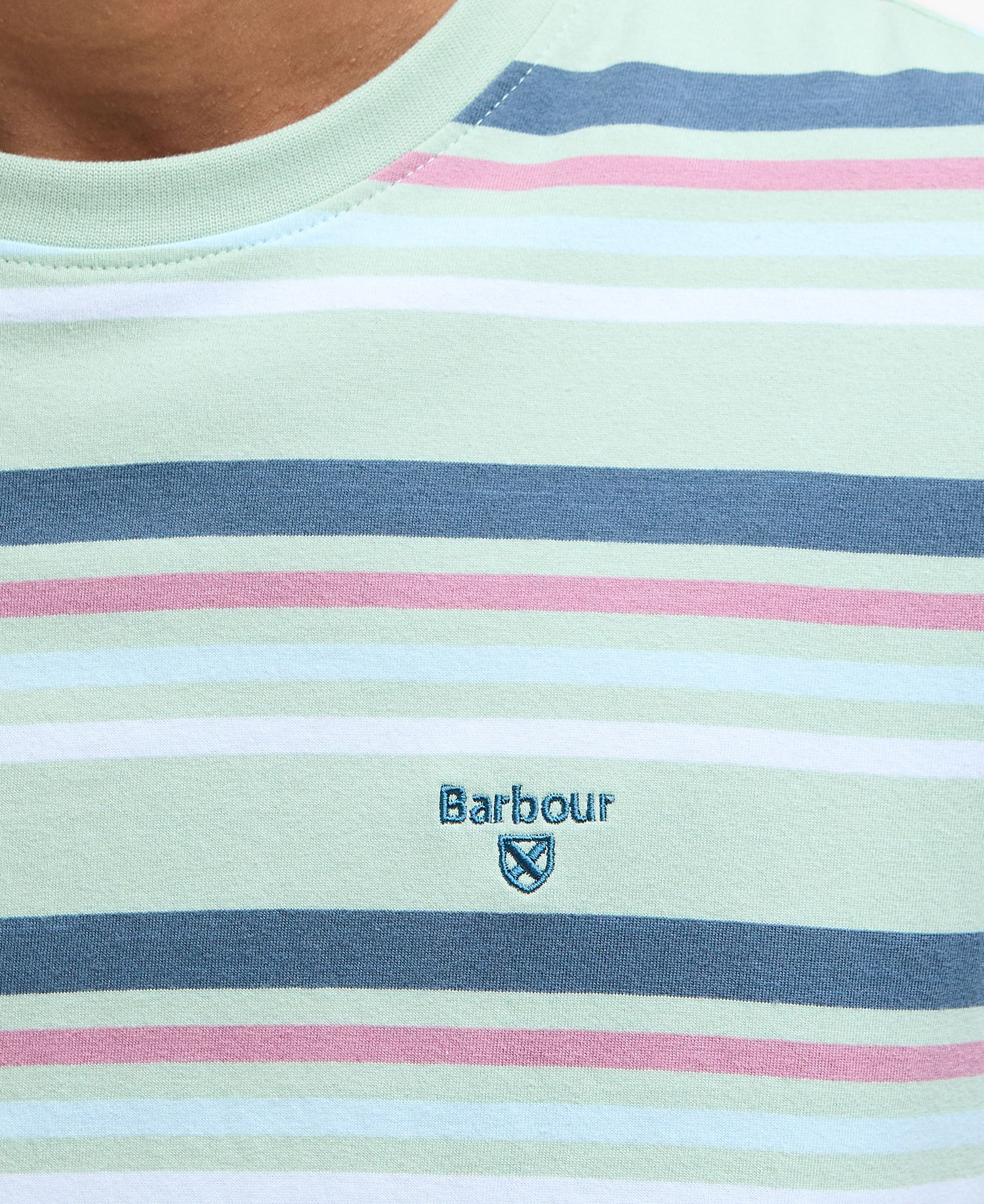 Houstead Striped T-Shirt - Pale Apple