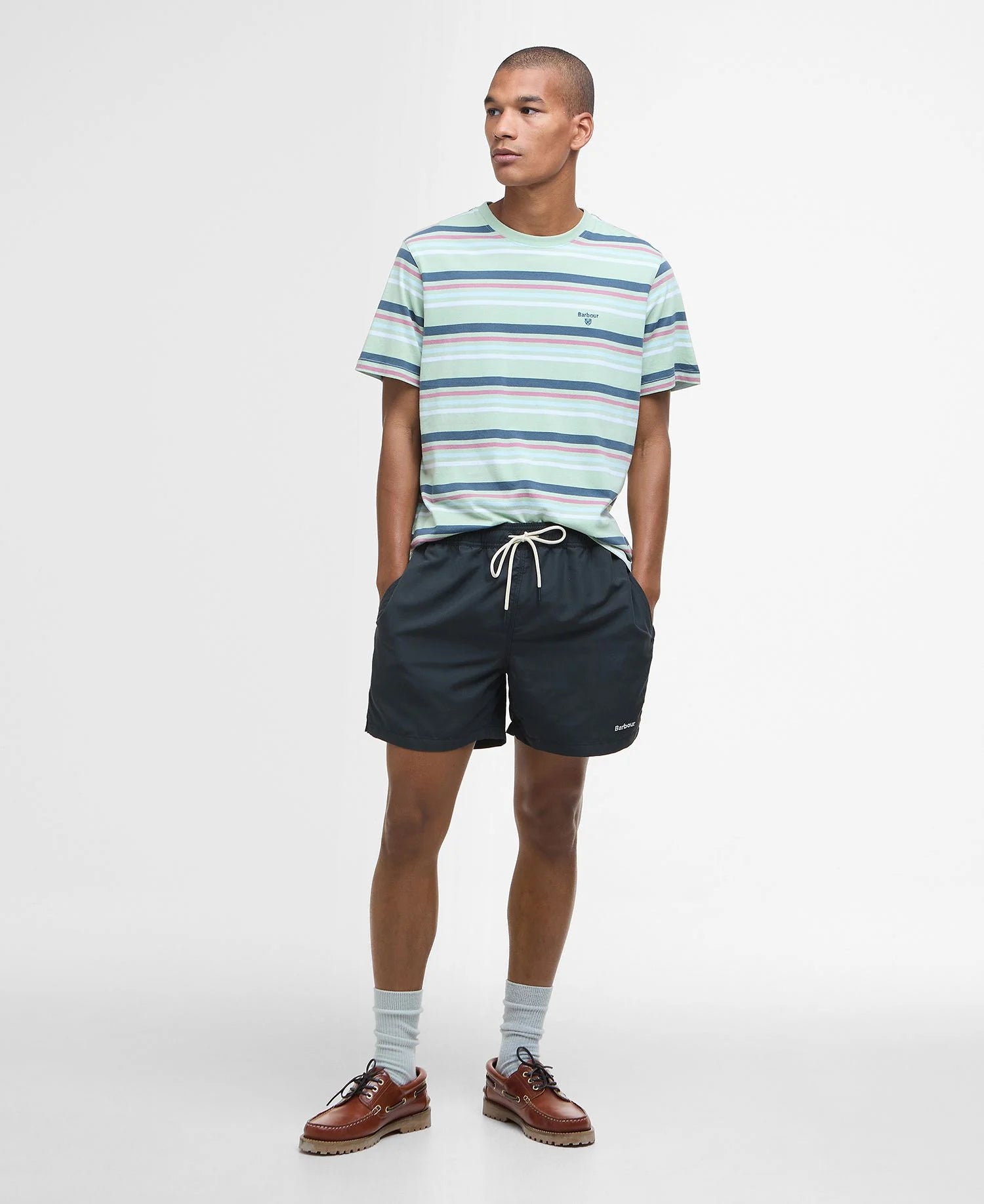Houstead Striped T-Shirt - Pale Apple